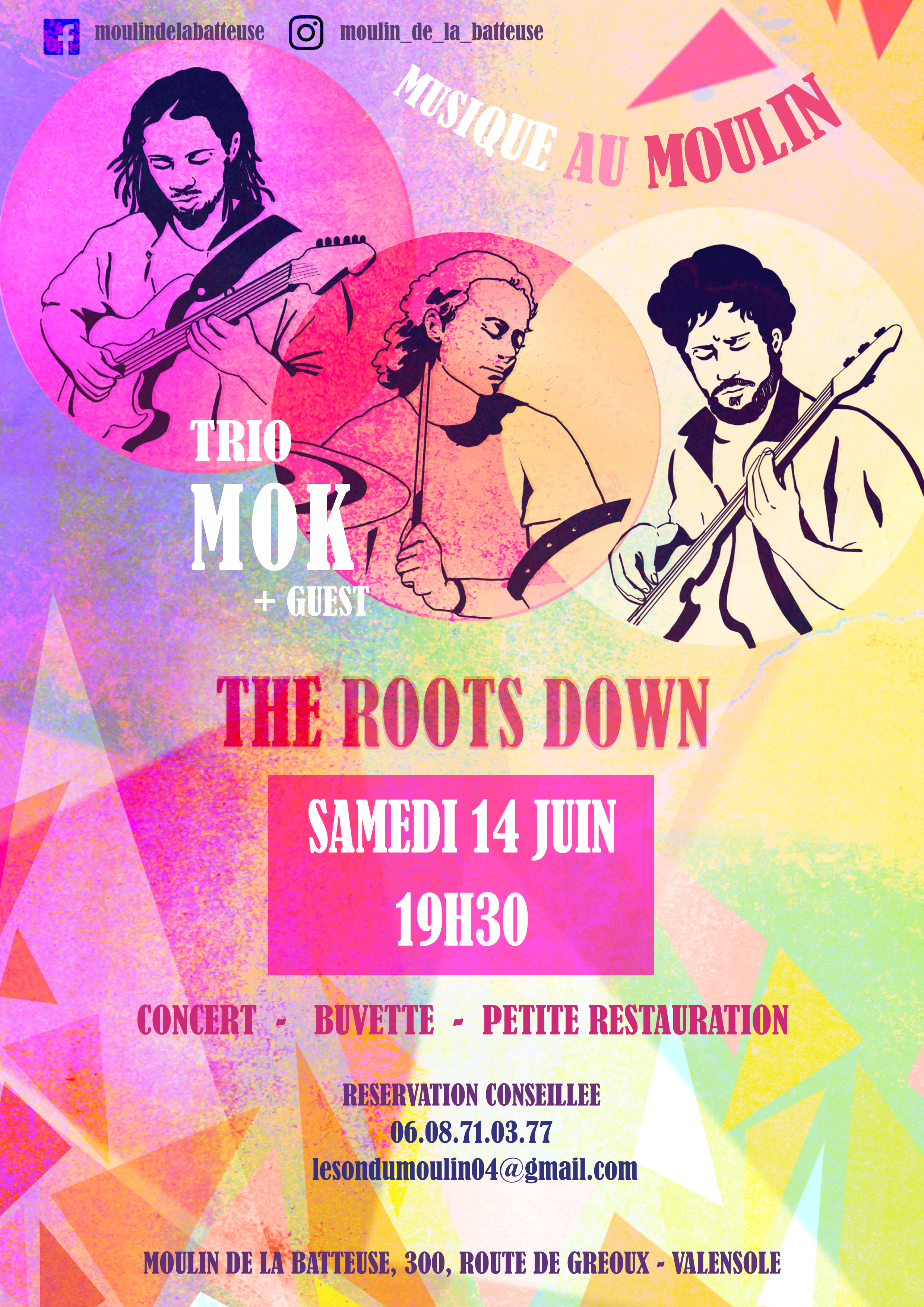 Musique au Moulin - concert - Trio Mok