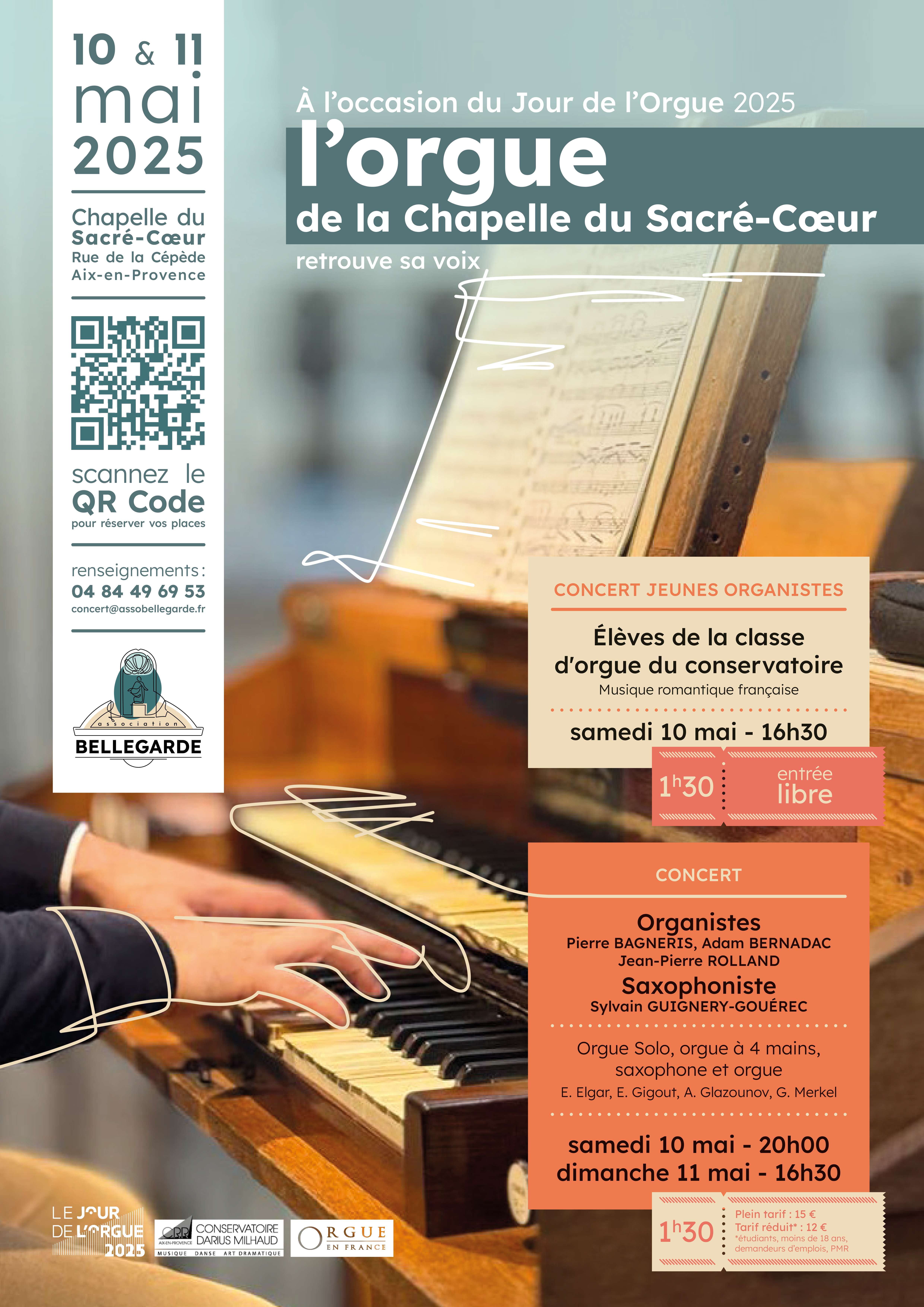 Lorgue de la Chapelle du Sacr-Cur  Aix-en-Provence retrouve sa voix.