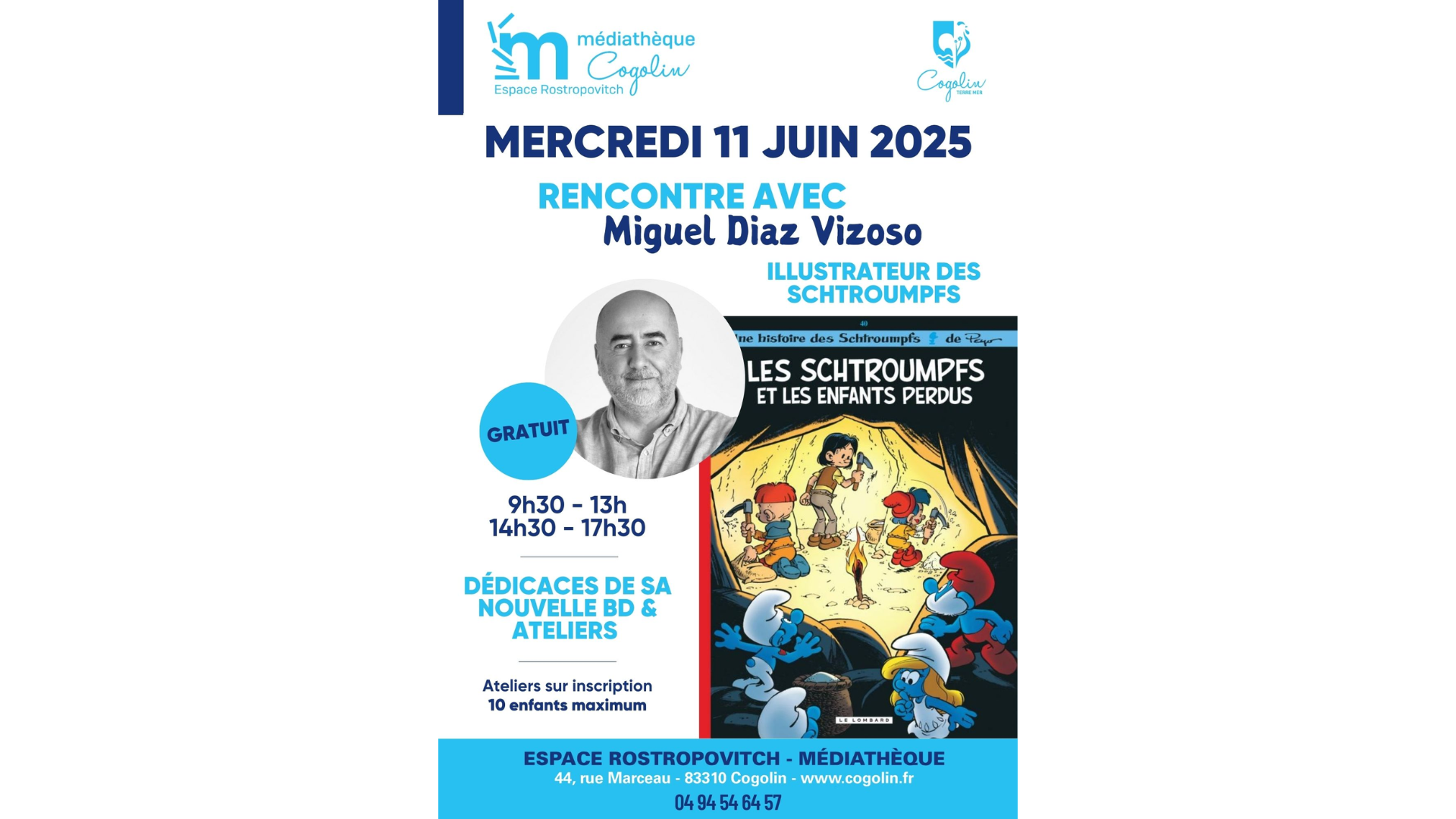 Rencontre avec l'illustrateur des Schtroumpfs Miguel Diaz Vizoso