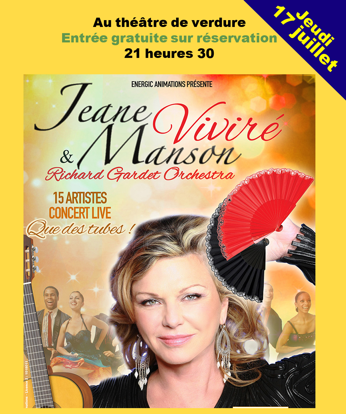 Paoun ven : Jeane Manson et Richard Gardet Orchestra