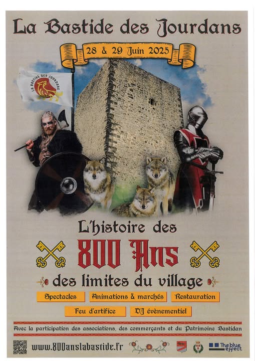 Fte Mdivale  La Bastide des Jourdans : L'histoire des 800 ans des limites du village