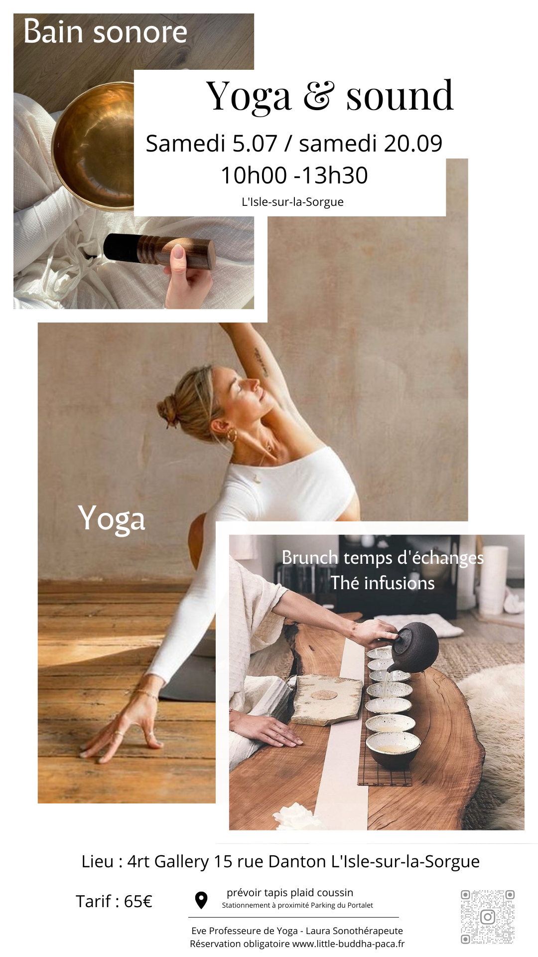 Atelier Yoga - Bain sonore - Brunch