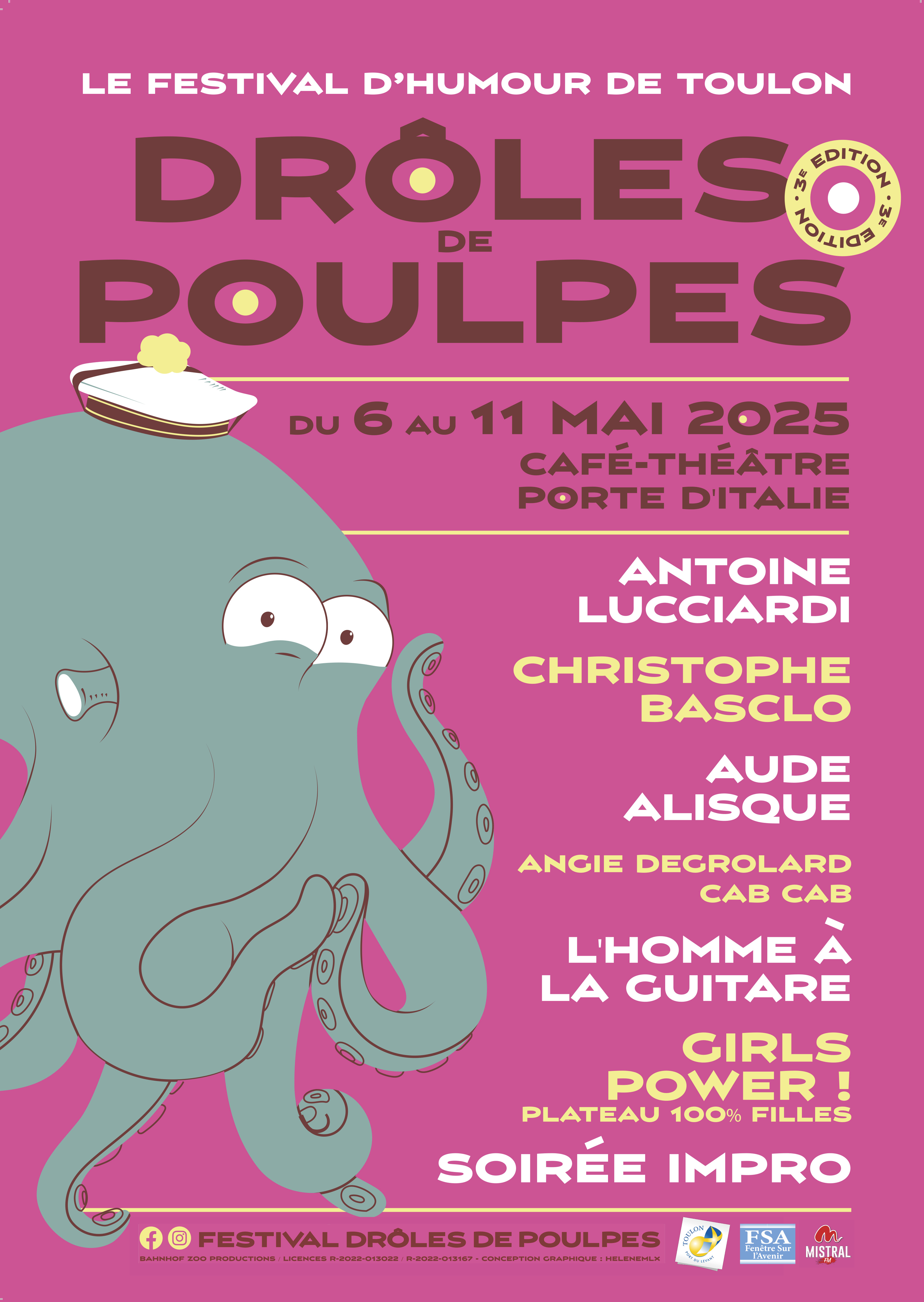 Spectacle - Antoine Lucciardi  Unpeucalypse 57  - Festival  Drles de Poulpes  2025