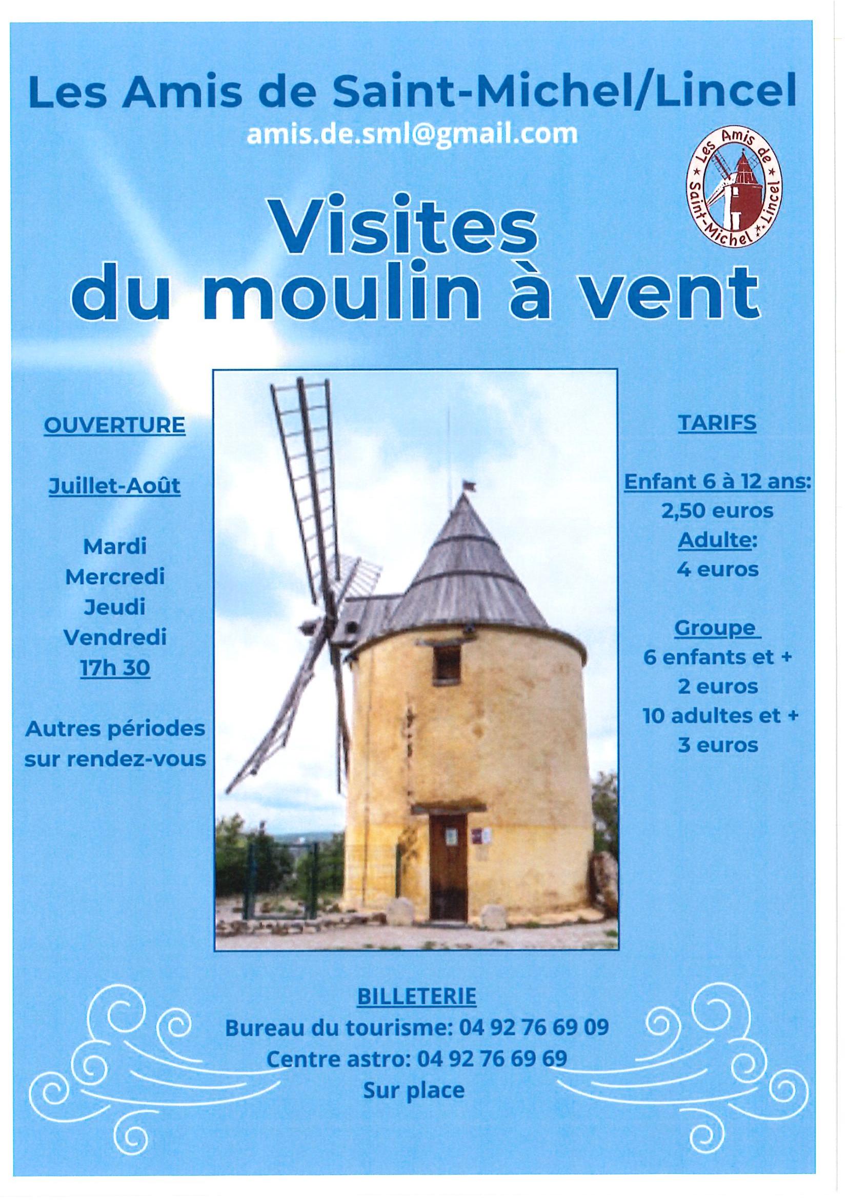 Visites du Moulin  Vent