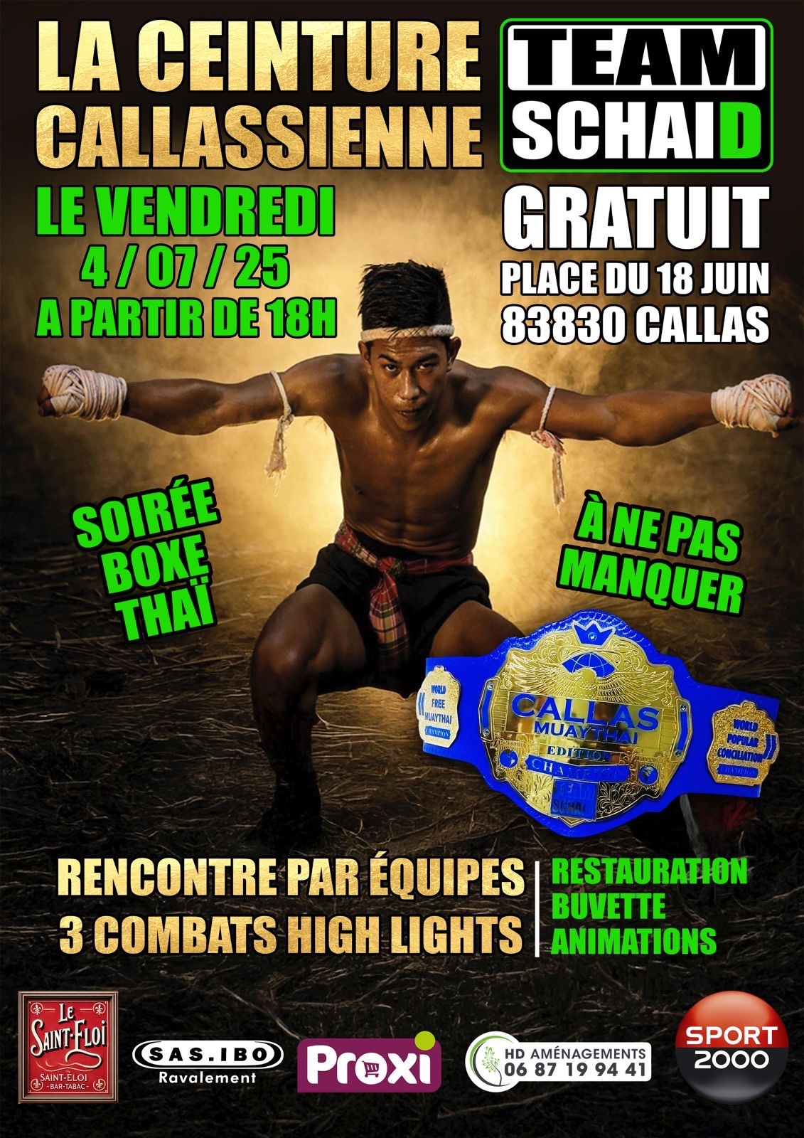 SOIREE BOXE THAI