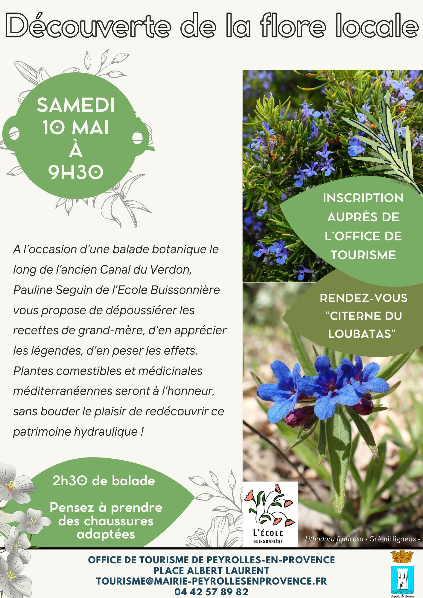 Dcouverte de la flore locale