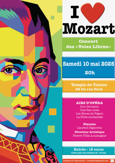 Concert - Les Voies Libres  I love Mozart 
