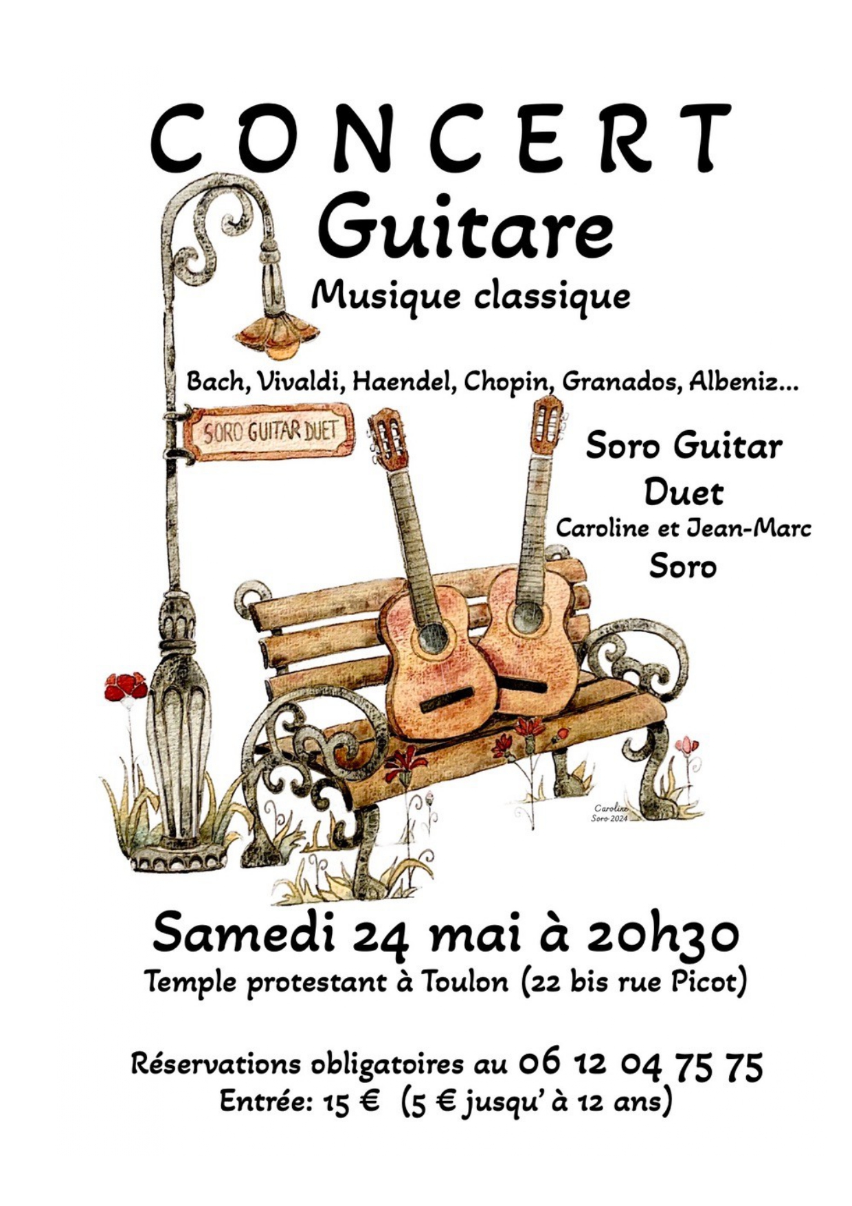 Concert de guitare classique par le Duo Soro