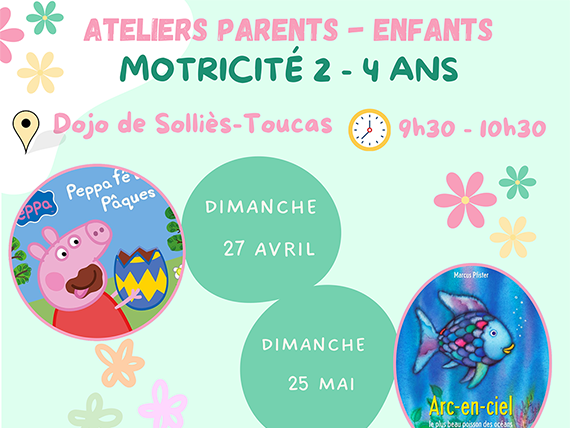 Atelier moticit parents -enfants 2/4ans
