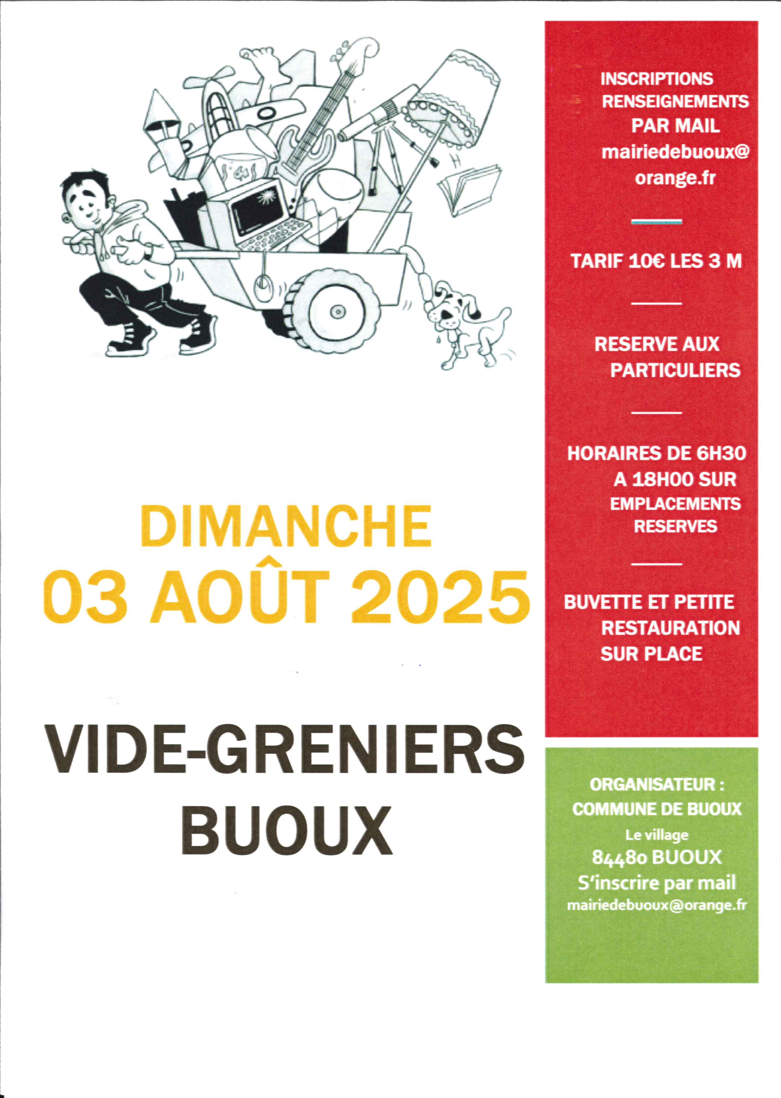 Grand vide-greniers annuel
