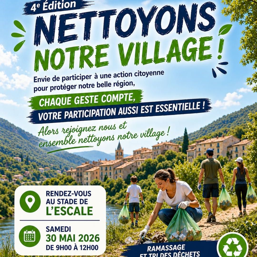 Nettoyons le sud � l'Escale