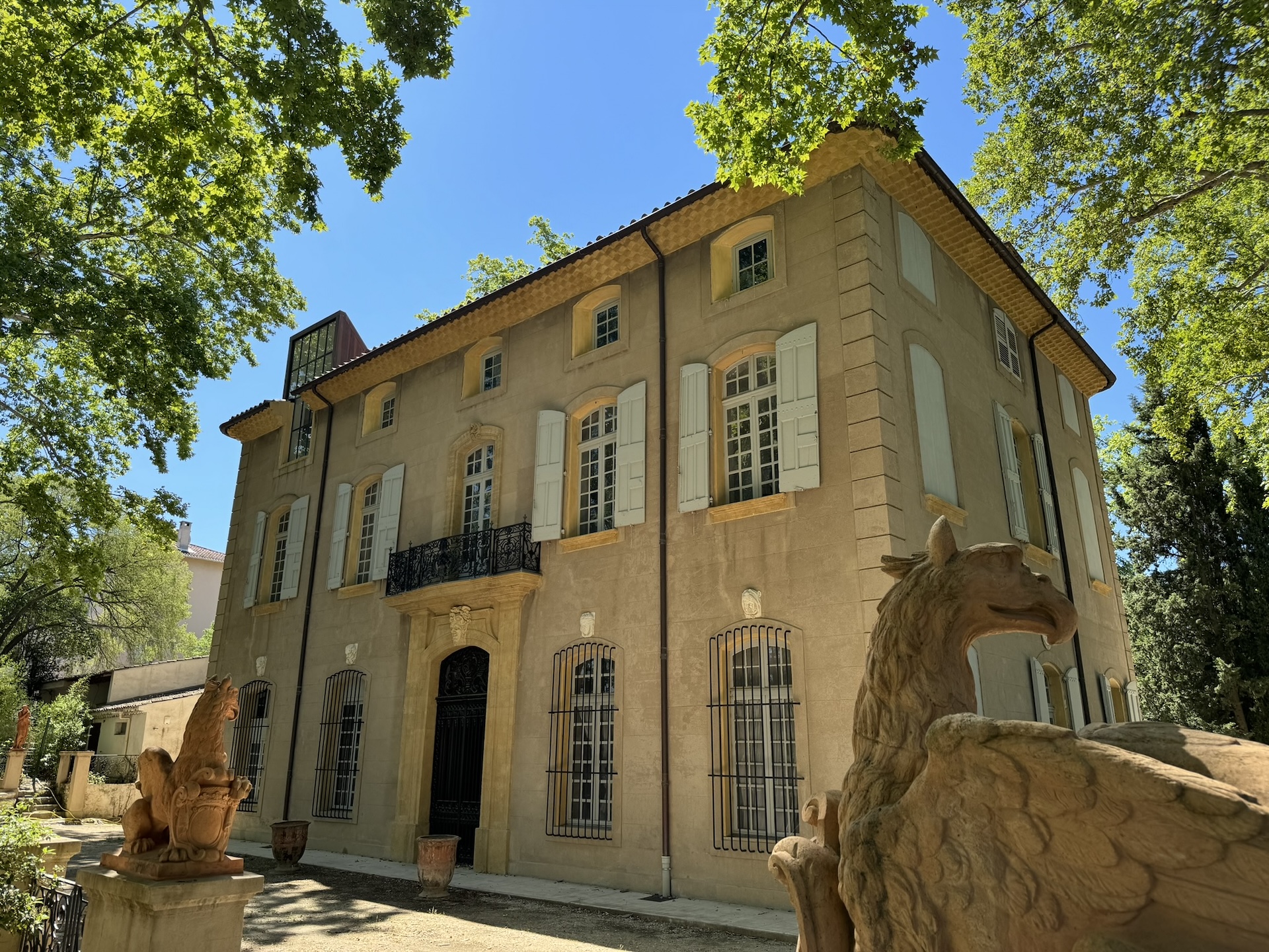 Visite guide en franais de la bastide du Jas de Bouffan