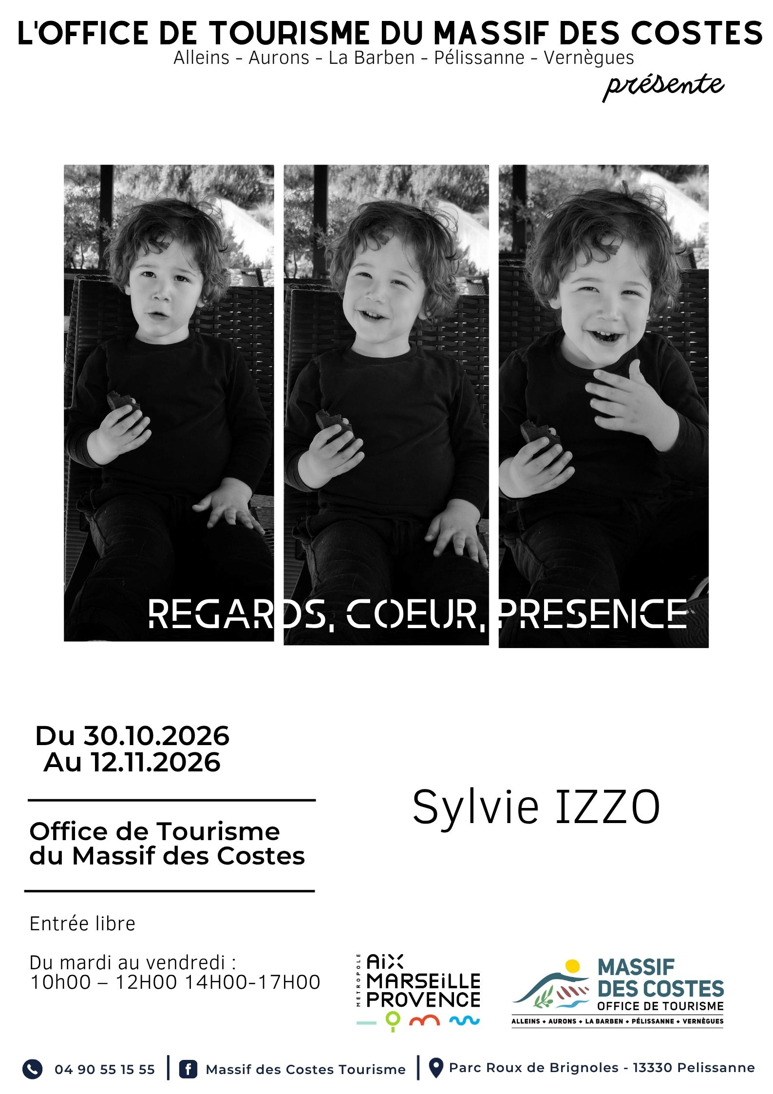 Regards, c�ur, pr�sence