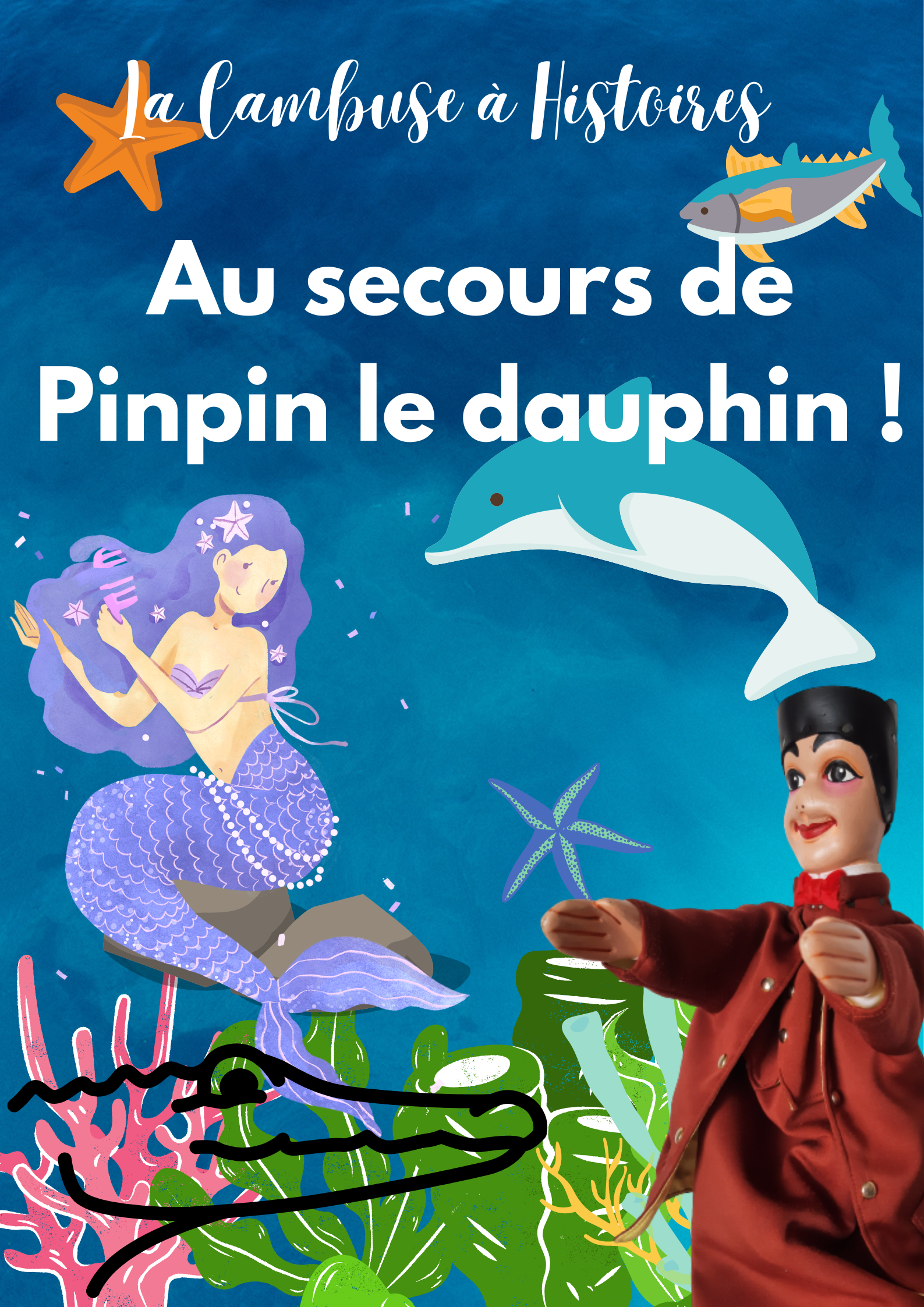Spectacle de marionnettes - Au secours de Pinpin le dauphin