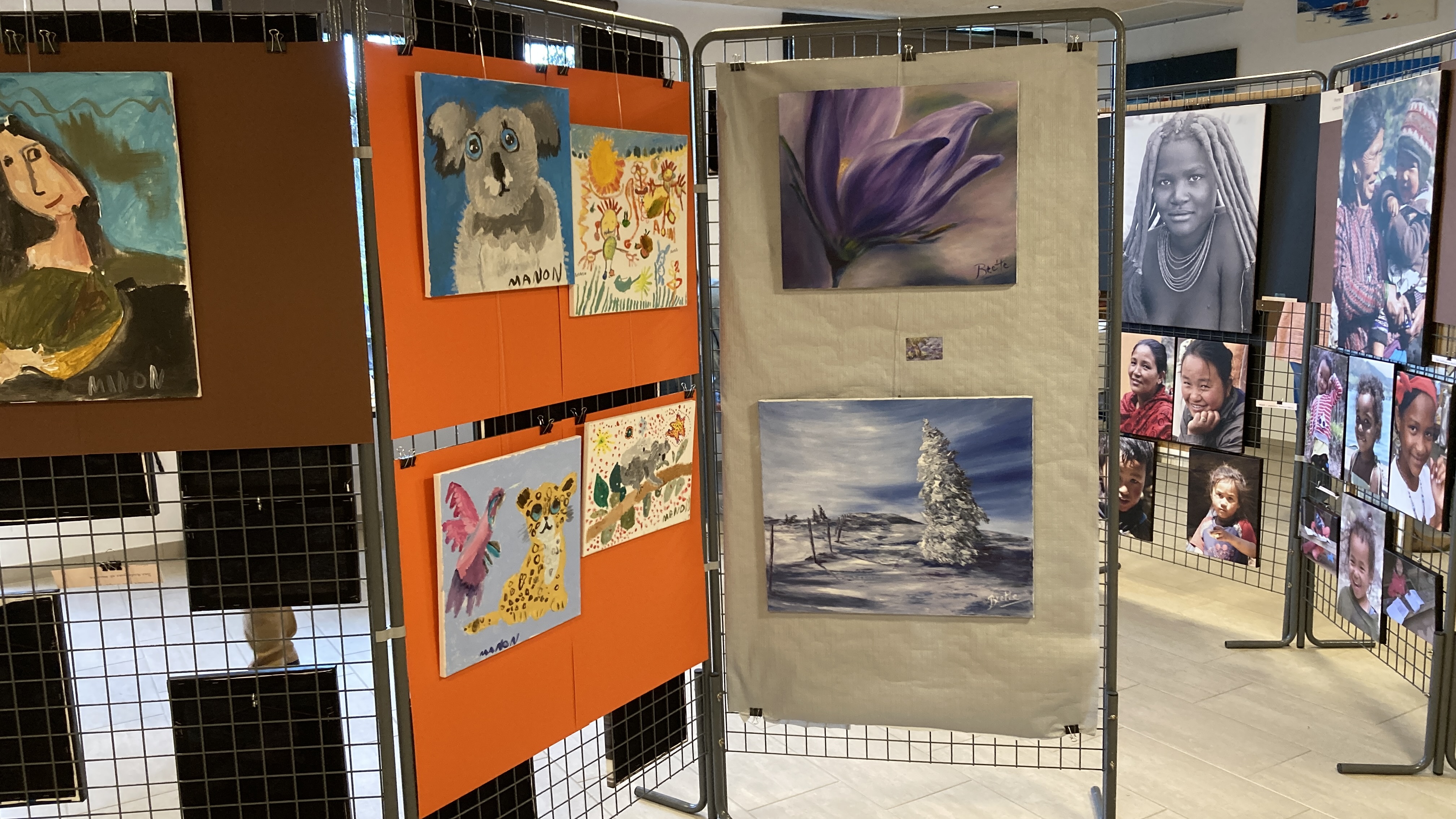 Exposition des artistes de montlaux, Mallefougasse et environs