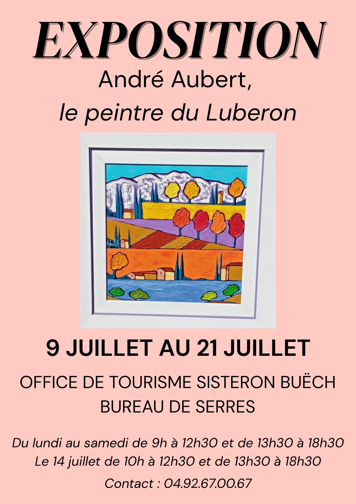 Exposition : Andr Aubert, le peintre du Luberon