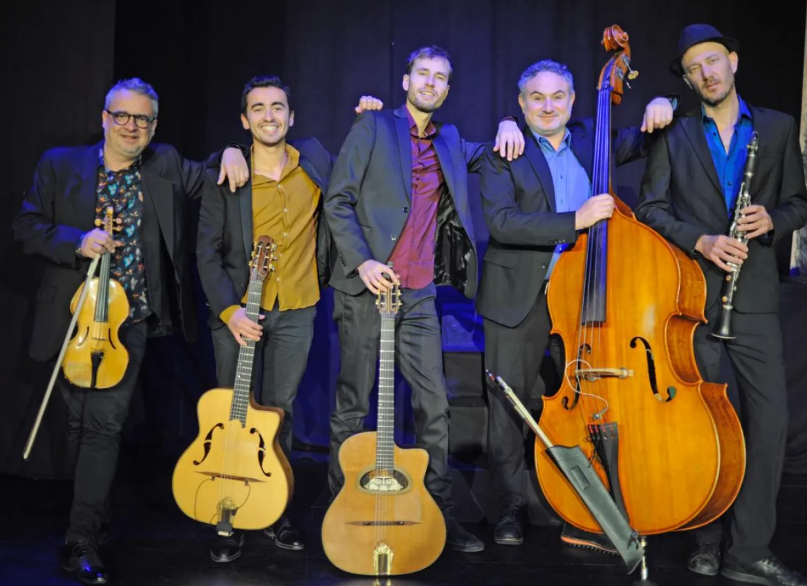 Concert Basilic Swing au Chteau Gigognan
