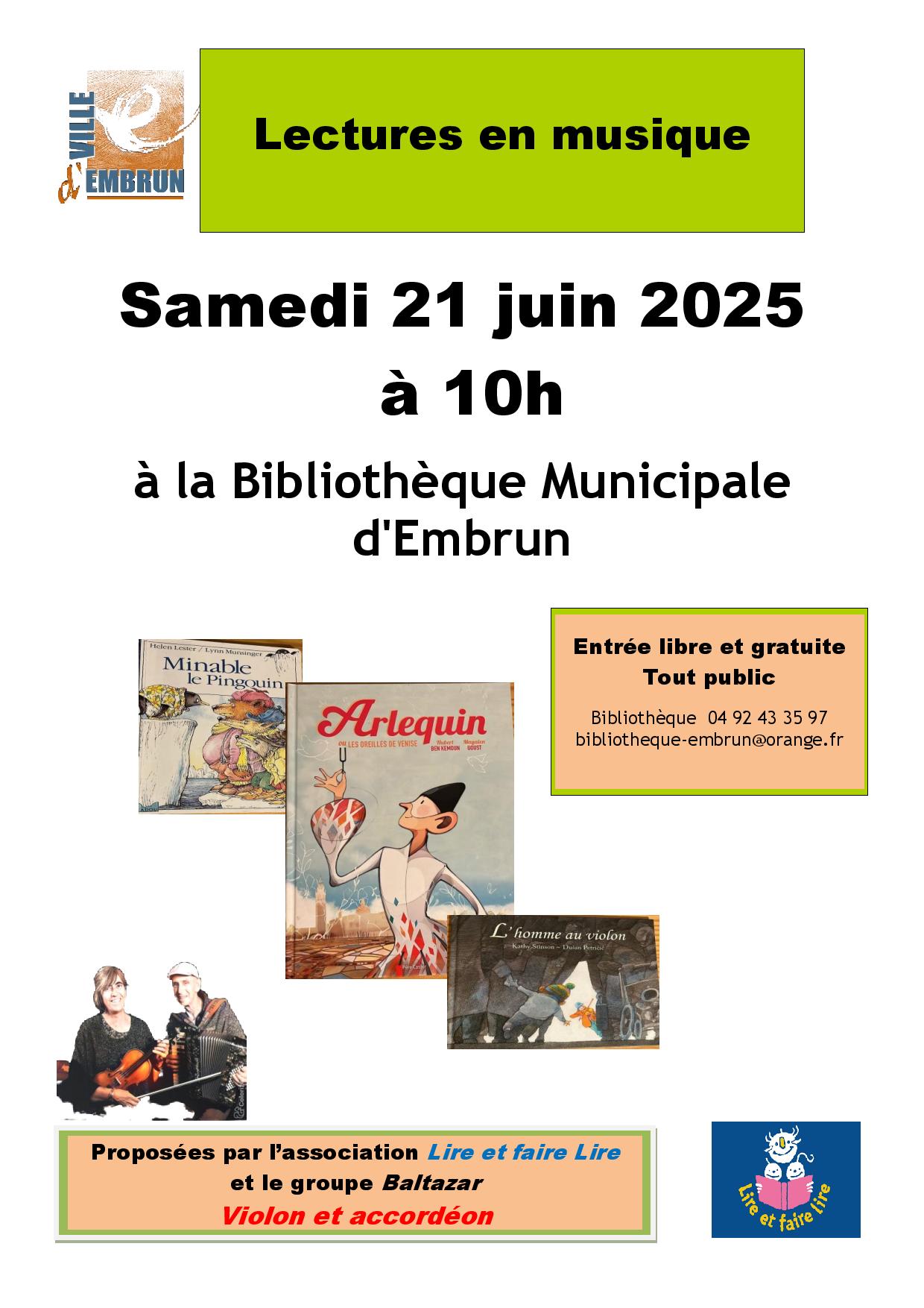 Lectures en musique