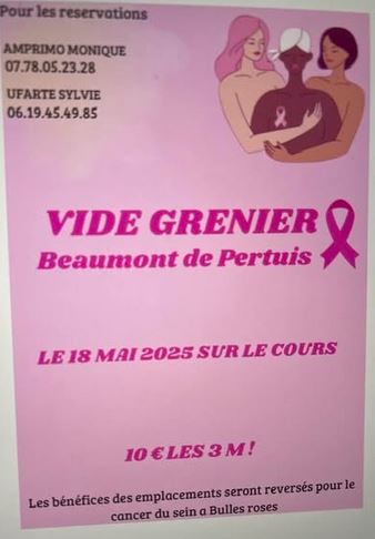 Vide grenier  Beaumont de Pertuis