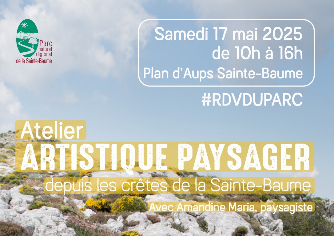 Atelier artistique & initiation  la lecture de paysage depuis la crte de la Sainte-Baume #RDVduParc