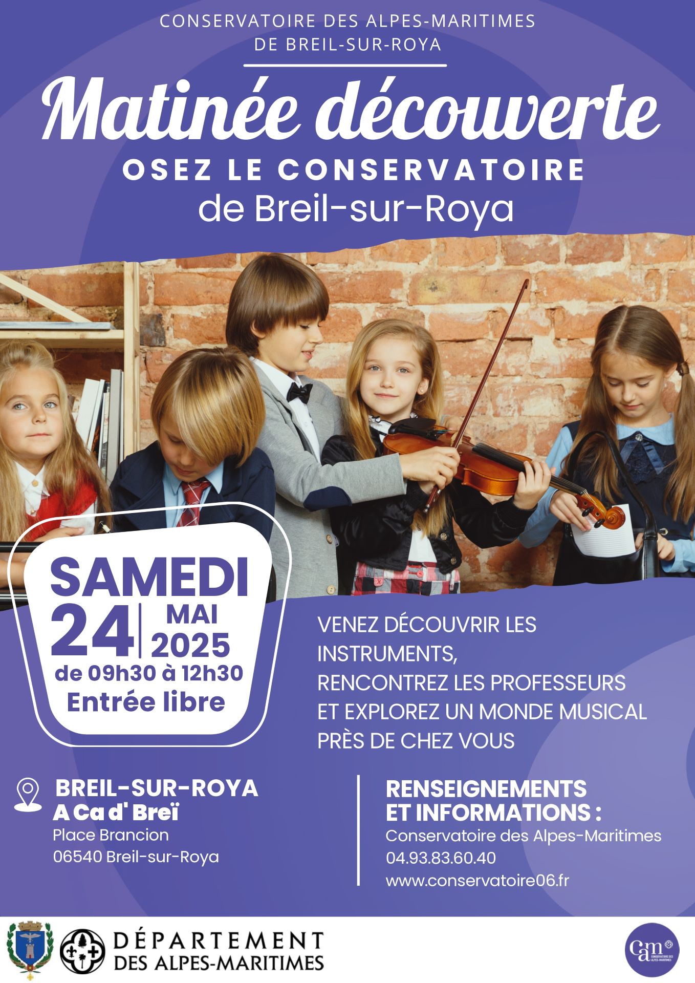 Matine dcouverte : Osez le conservatoire