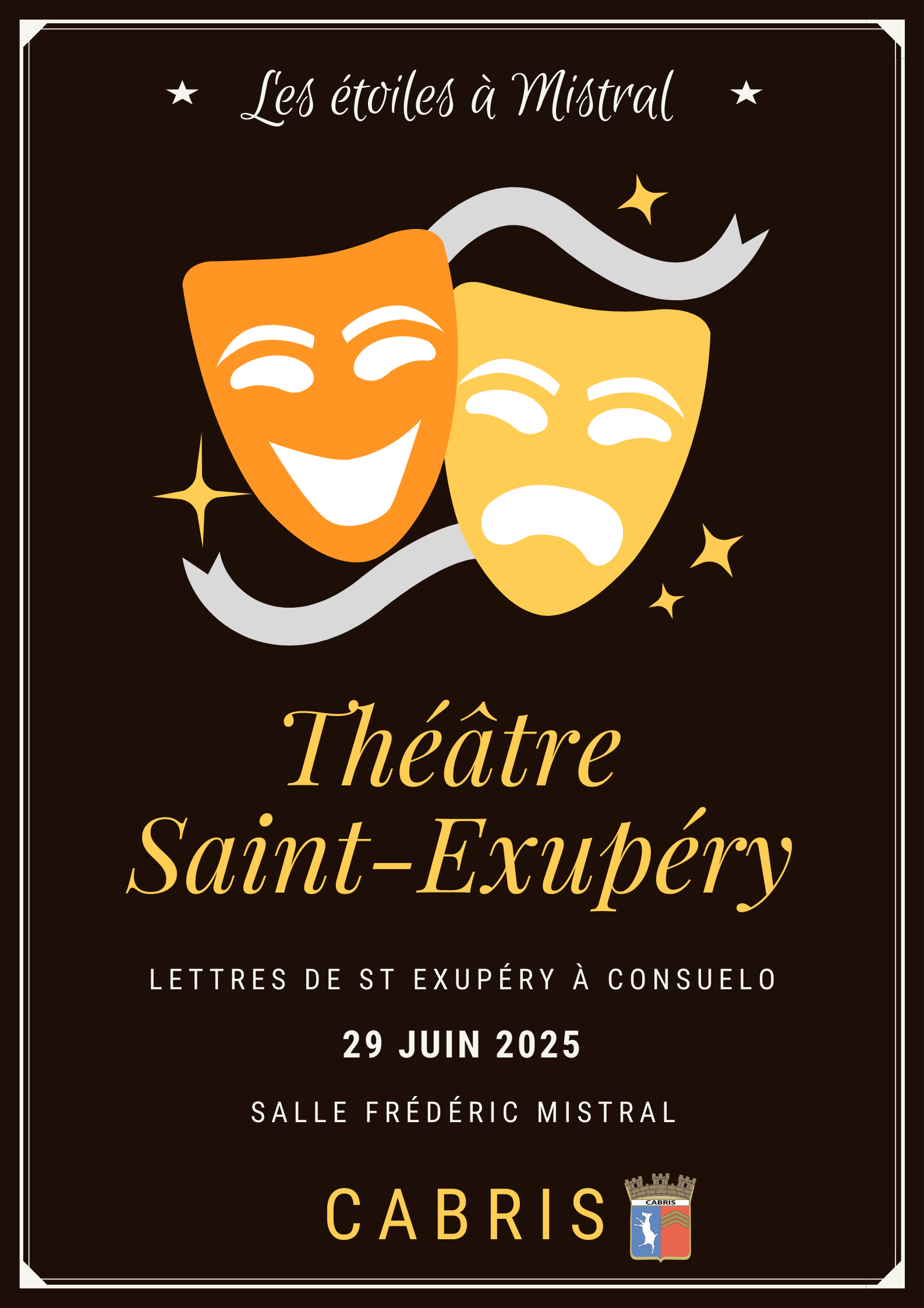 Les toiles  Mistral - Thtre Saint Exupry