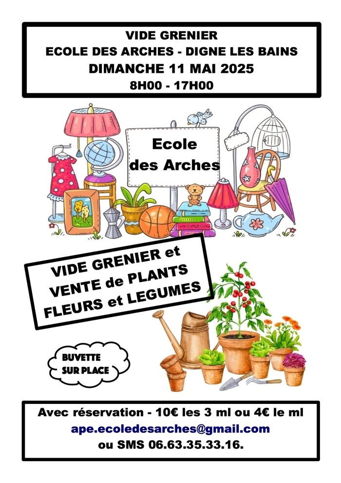 Vide grenier et vente de plants lgumes et fleurs