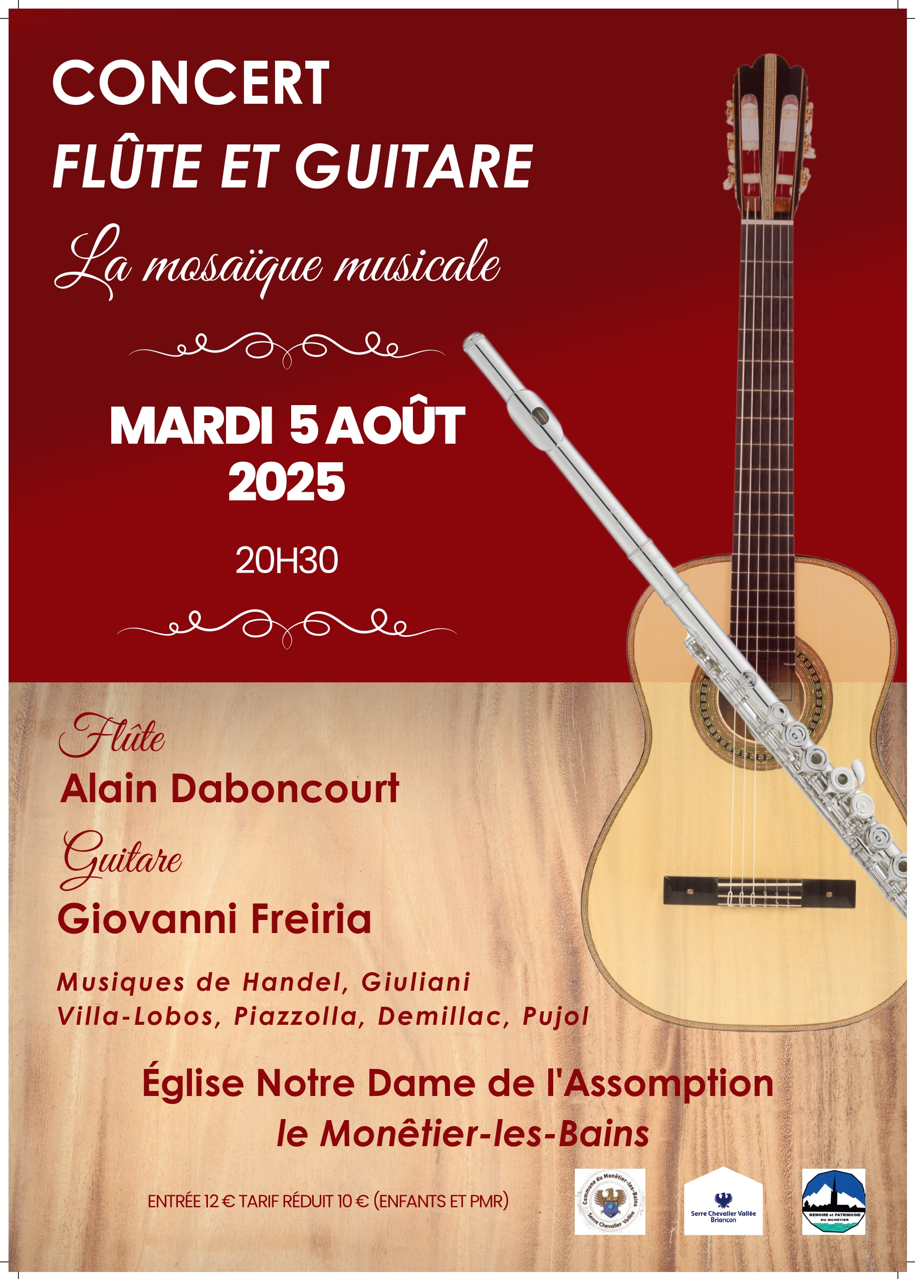 Concert flûte et guitare - La mosaïque musicale