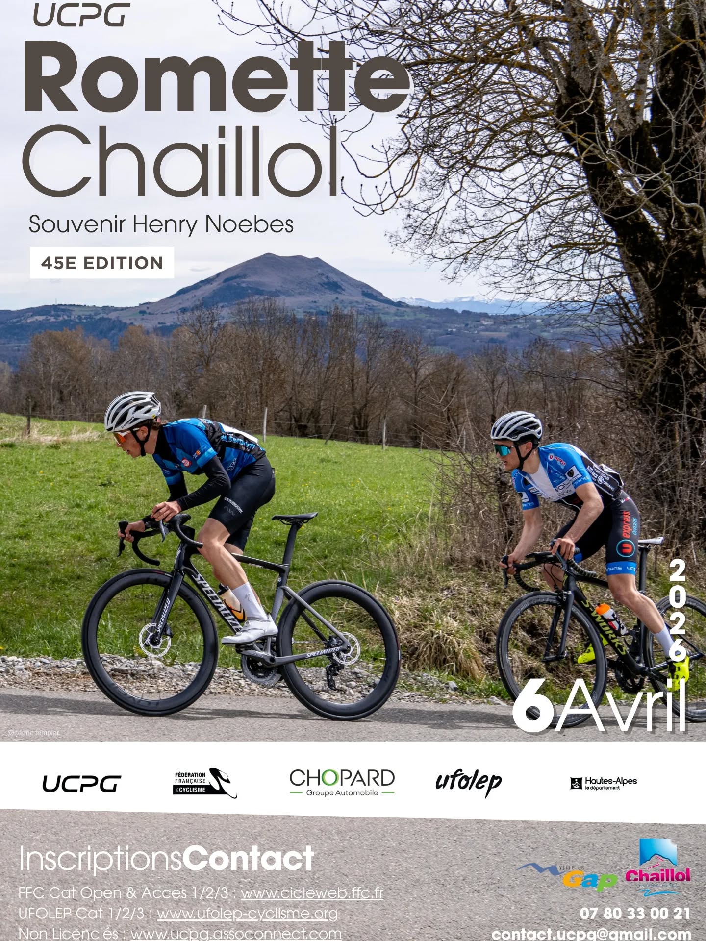 Course cycliste Romette - Chaillol, souvenir Henry Noebes