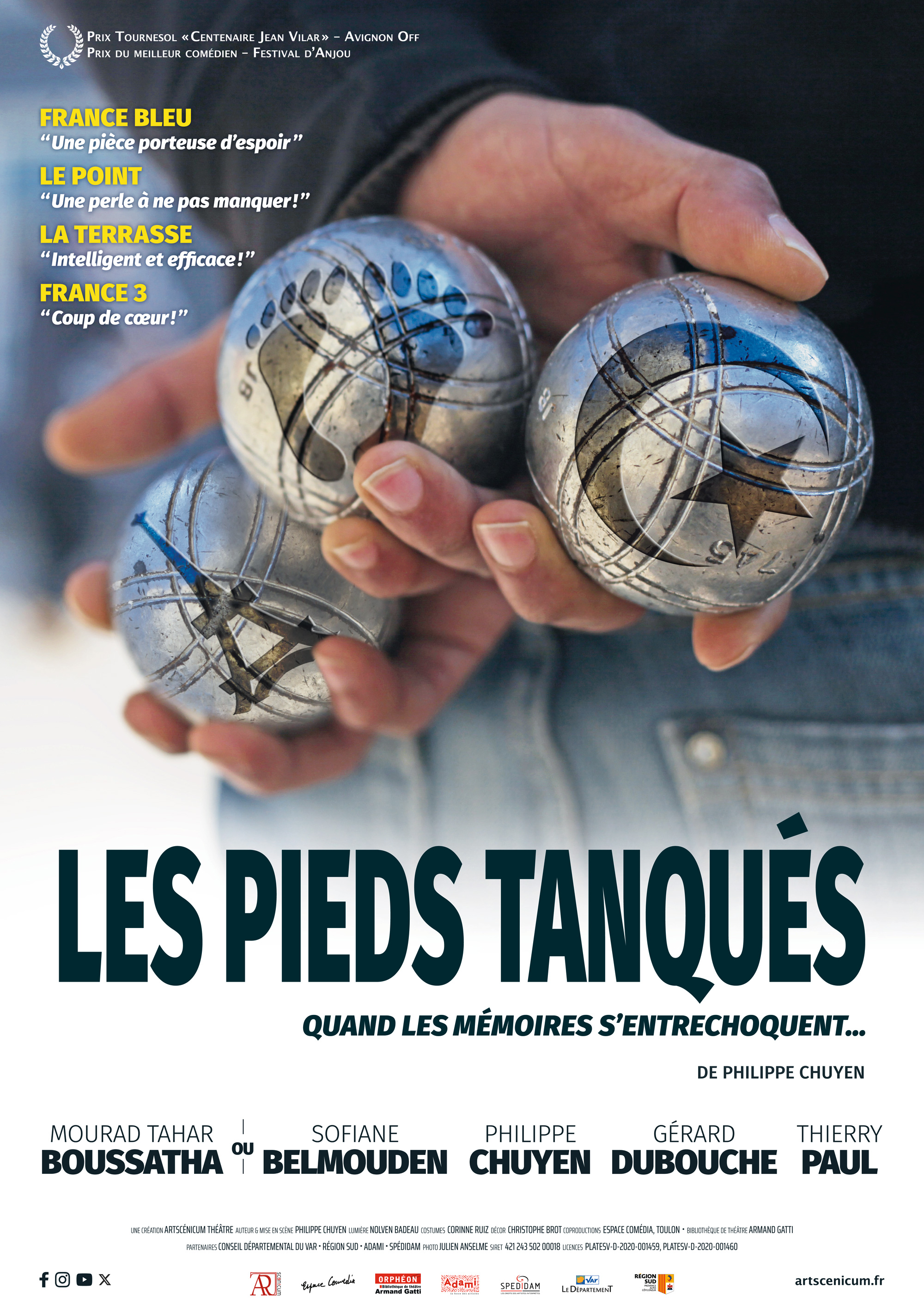 Thtre - Les pieds Tanqus, quand les mmoires s'entrechoquent...