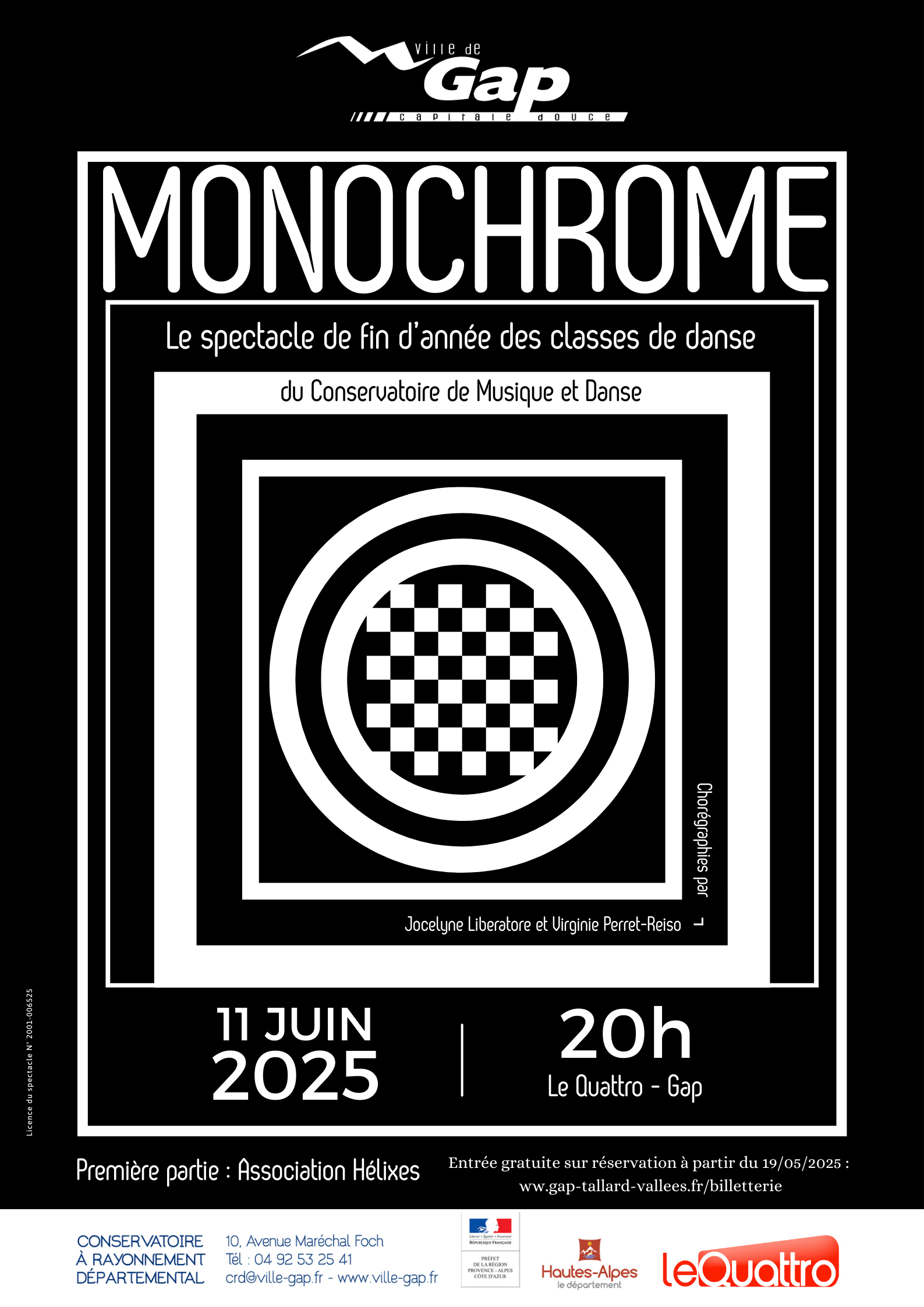 Monochrome : le spectacle de fin d'anne des classes de danse