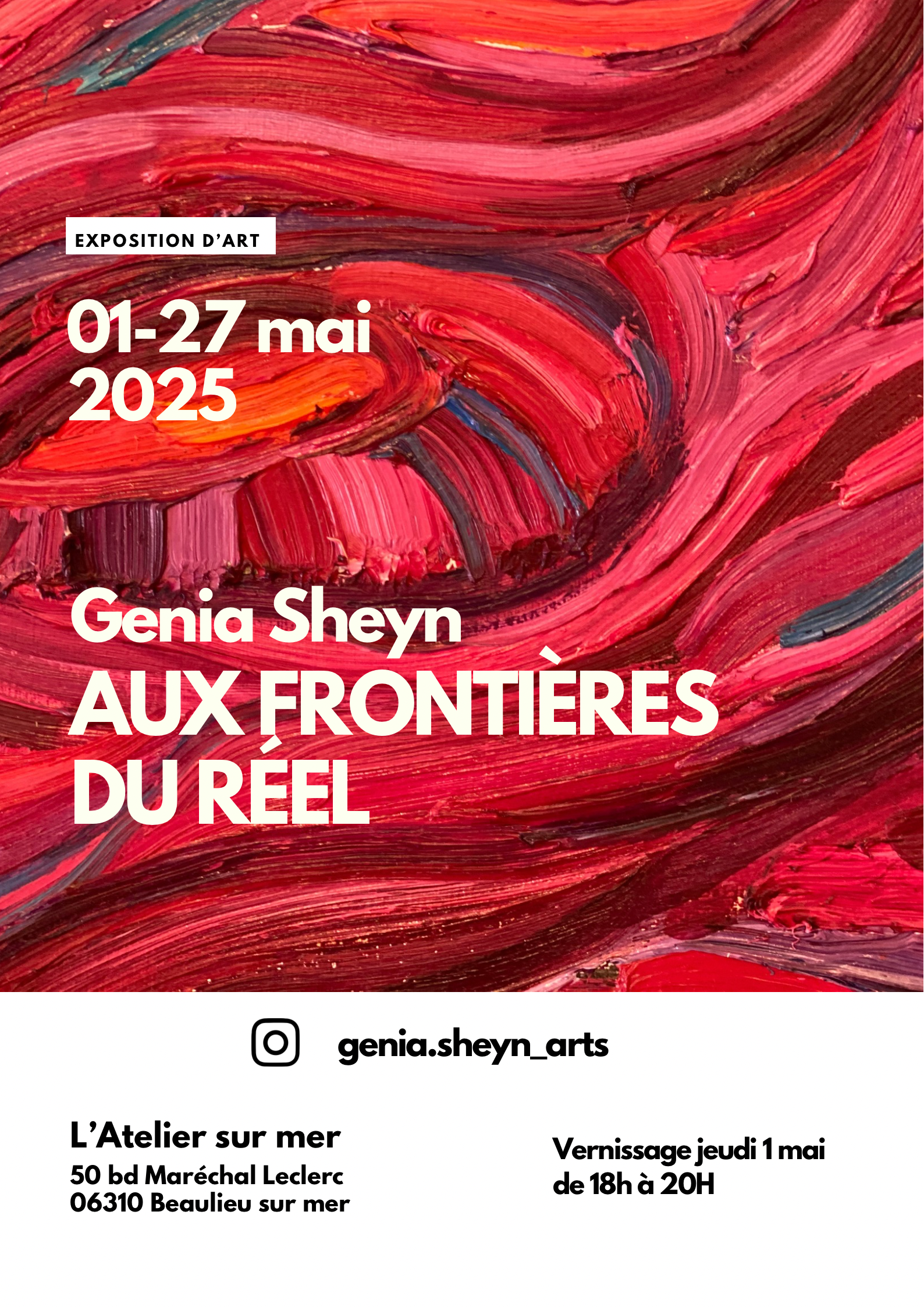 Exposition - Nicholas Peart - L'atelier Beaulieu-sur-Mer