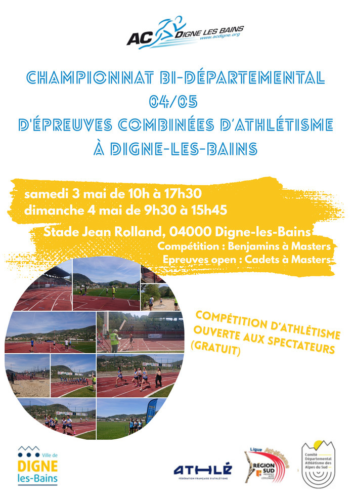 Championnats dpartementaux d'preuves combines d'athltisme