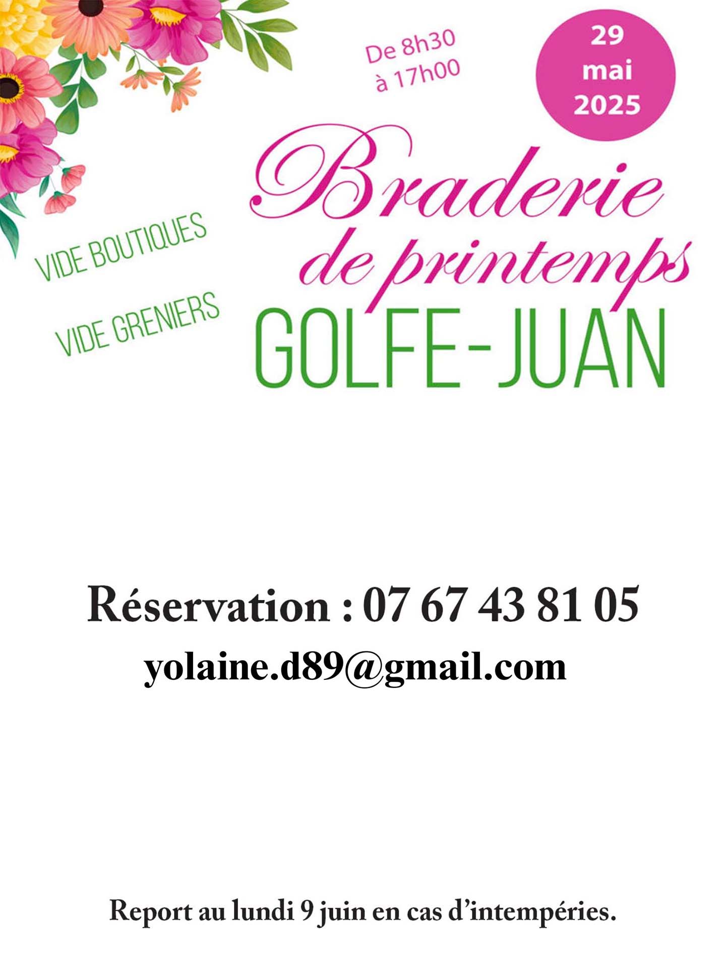 Braderie de printemps  Golfe-Juan