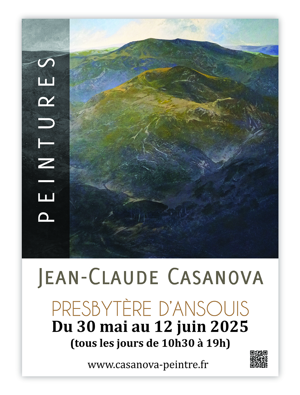Exposition de peinture de Jean-Claude Casanova  Ansouis