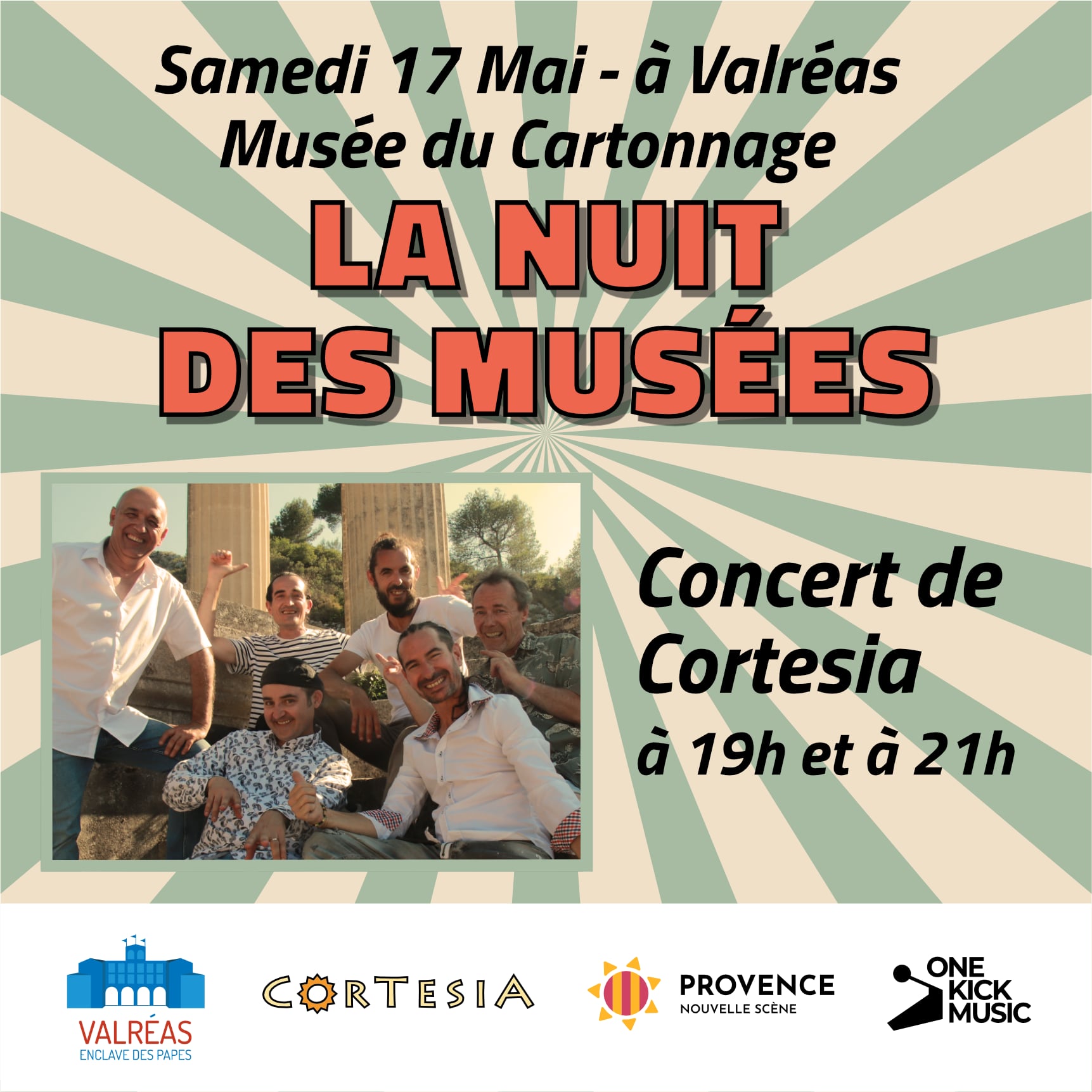 Concert du groupe Cortesia le 17 mai !
