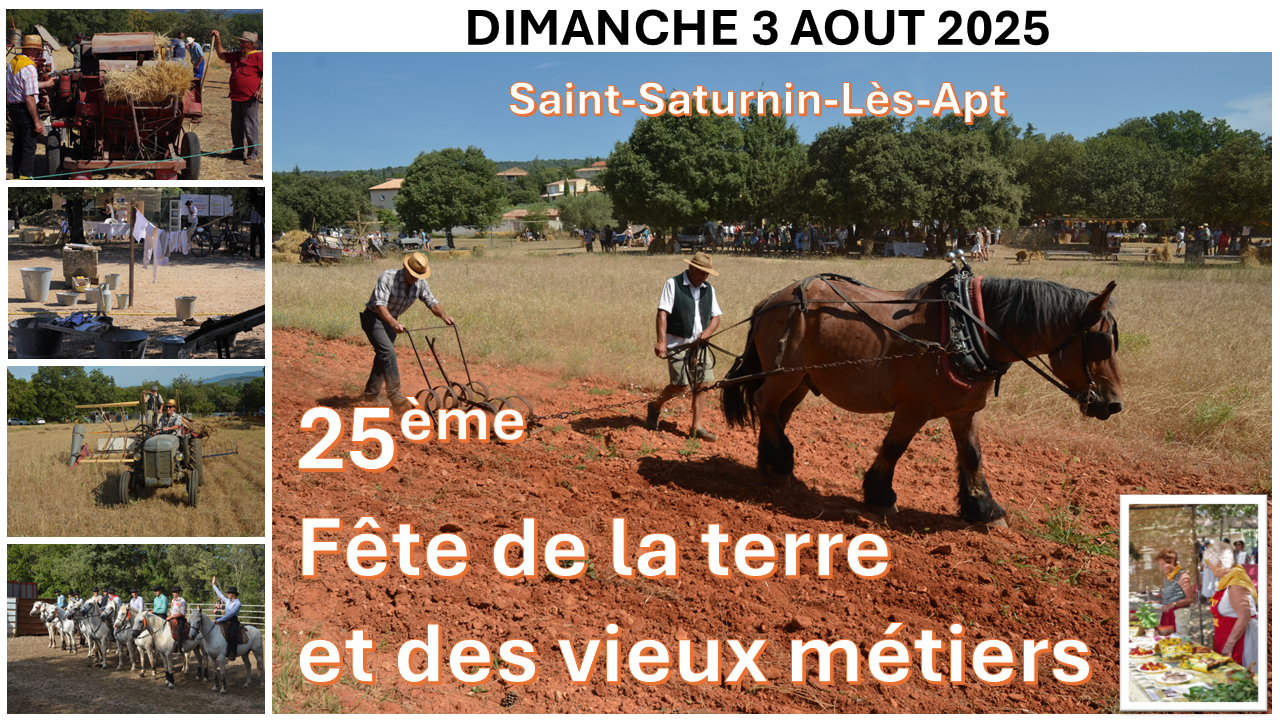 25me Fte de la Terre et des vieux mtiers