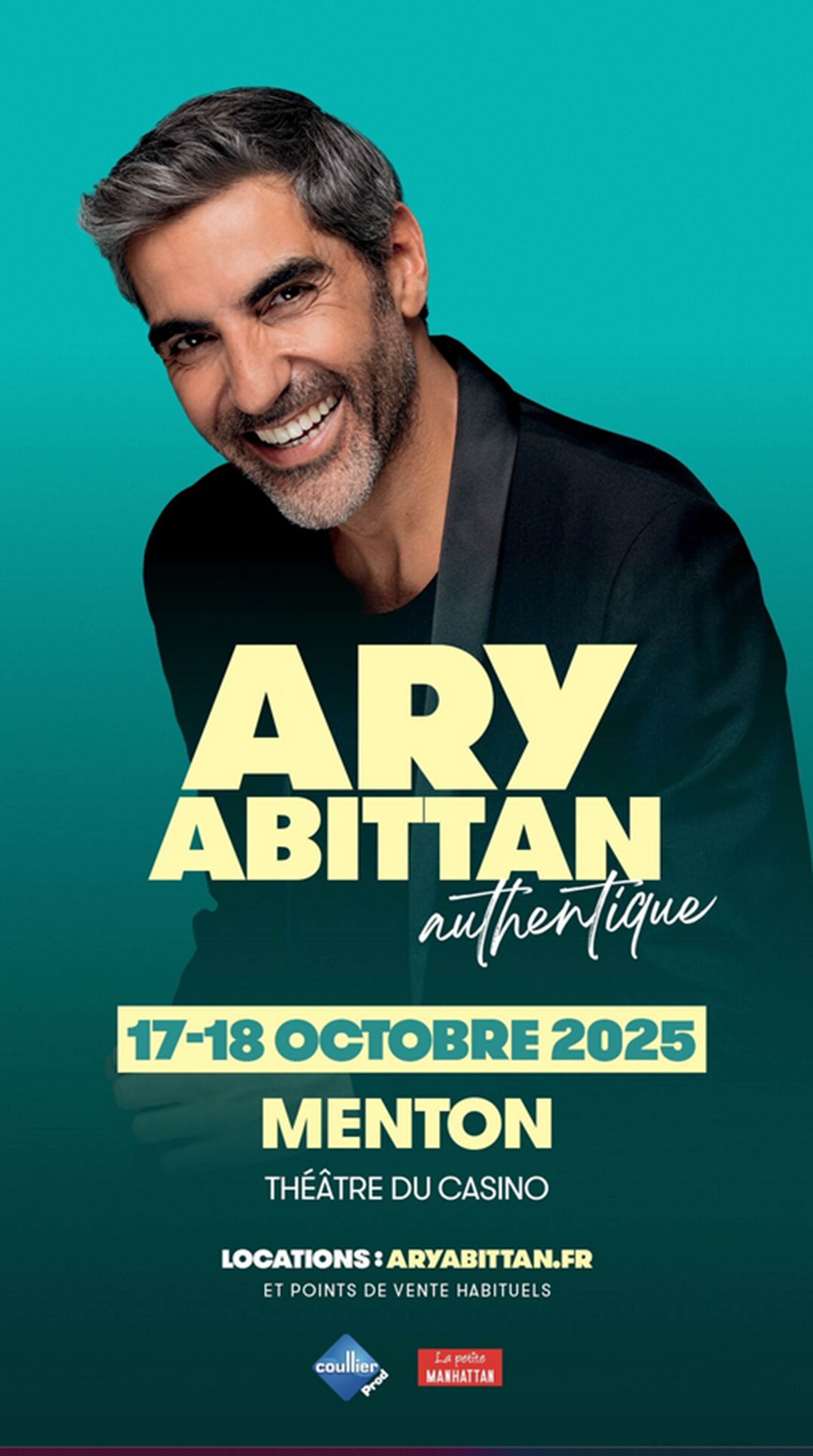 Saison Artistique du Casino Barriere 2024 - 2025 :  Ary Abittan, 