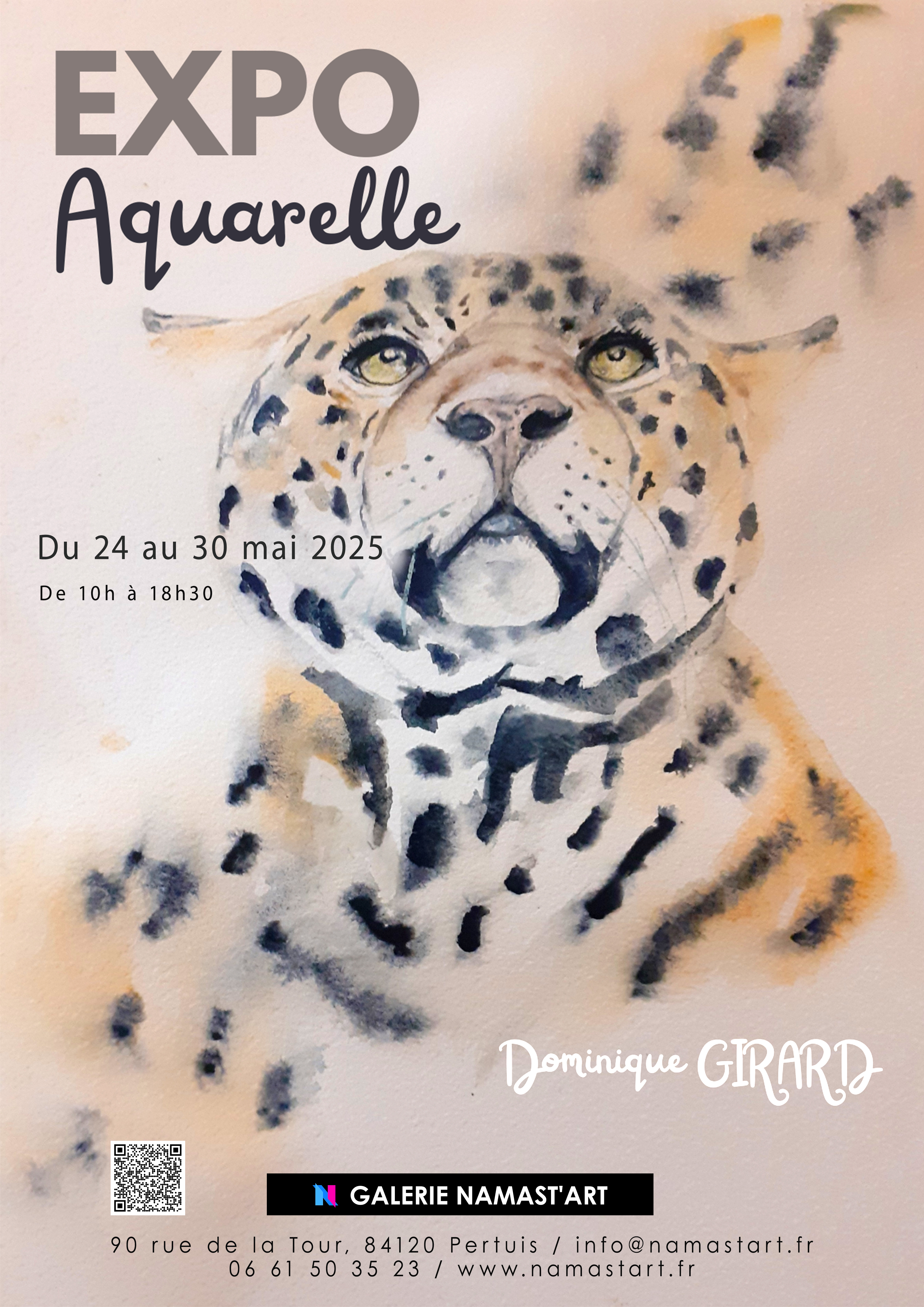 Exposition d'aquarelles de Dominique Girard