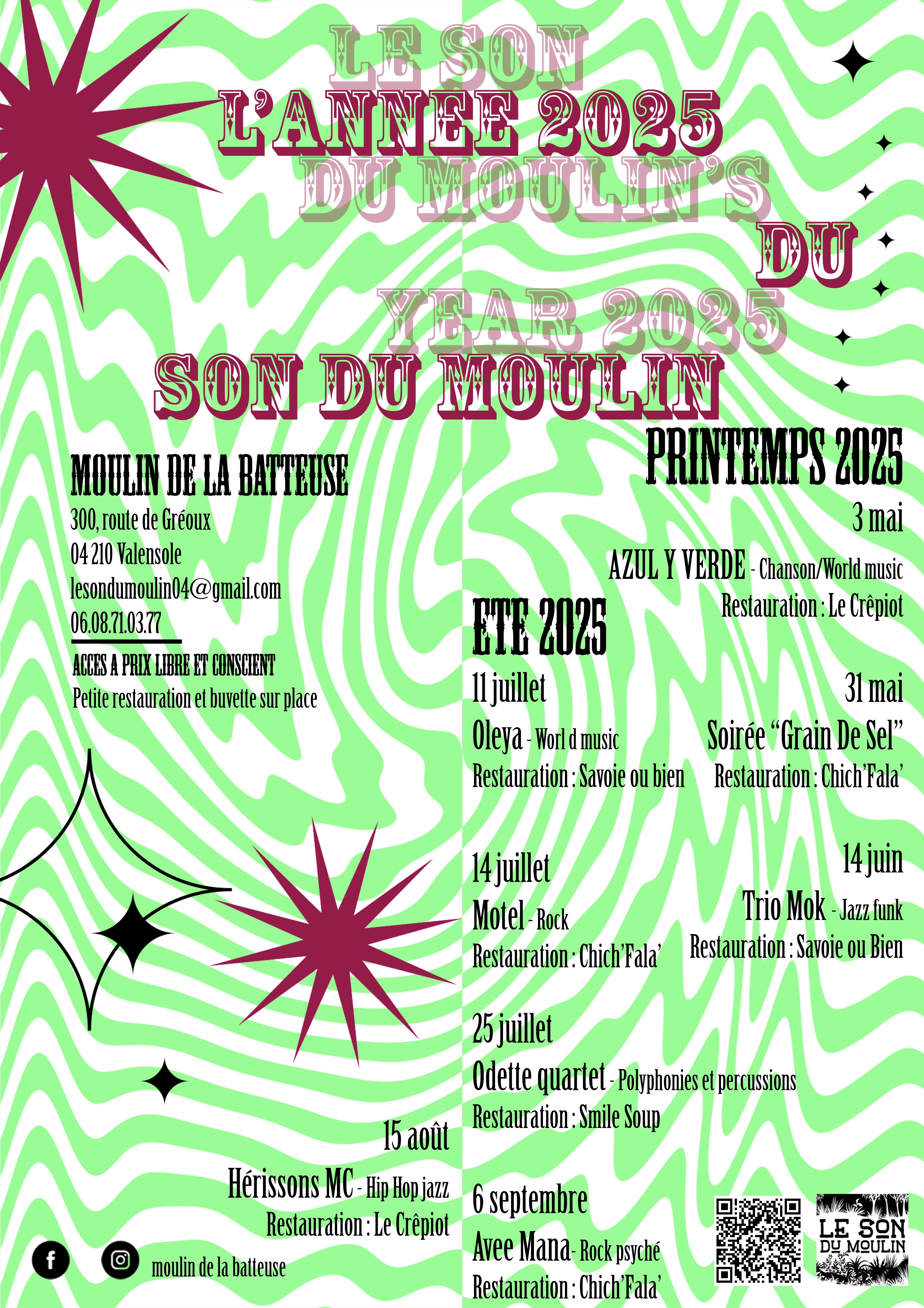 Musique au Moulin : Odette Quartet