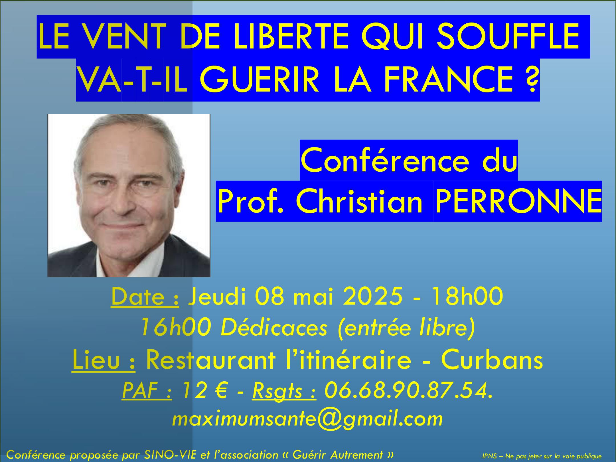 Confrence du Professeur Christian Perronne