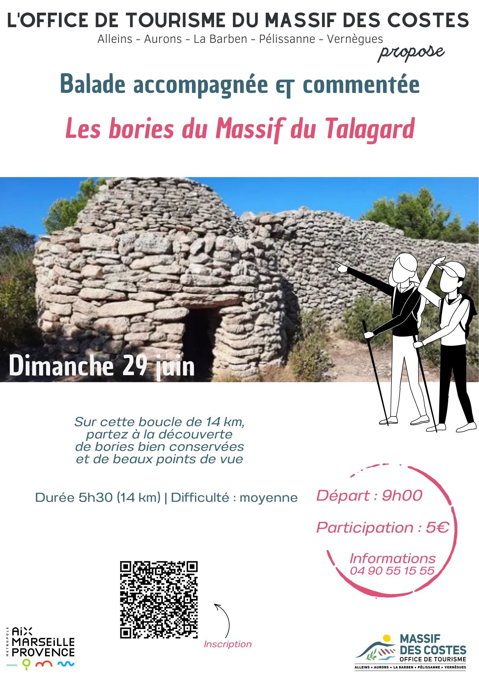 Balade accompagne et commente : Les bories du Massif du Talagard