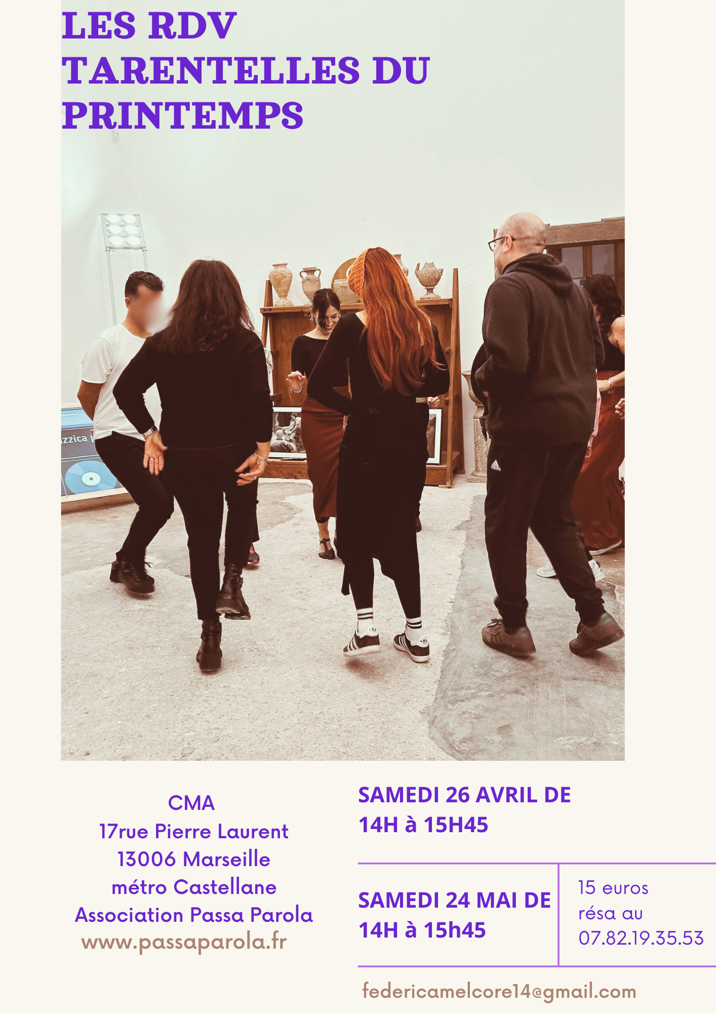 Ateliers de danses d'Italie du Sud