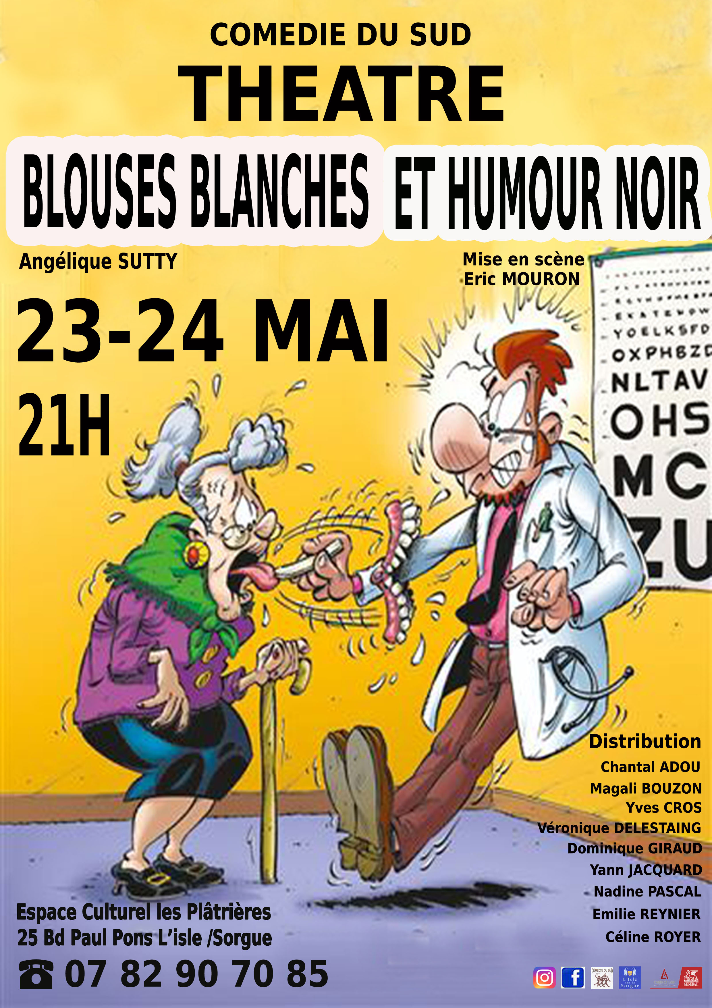 BLOUSES BLANCHES ET HUMOUR NOIR
