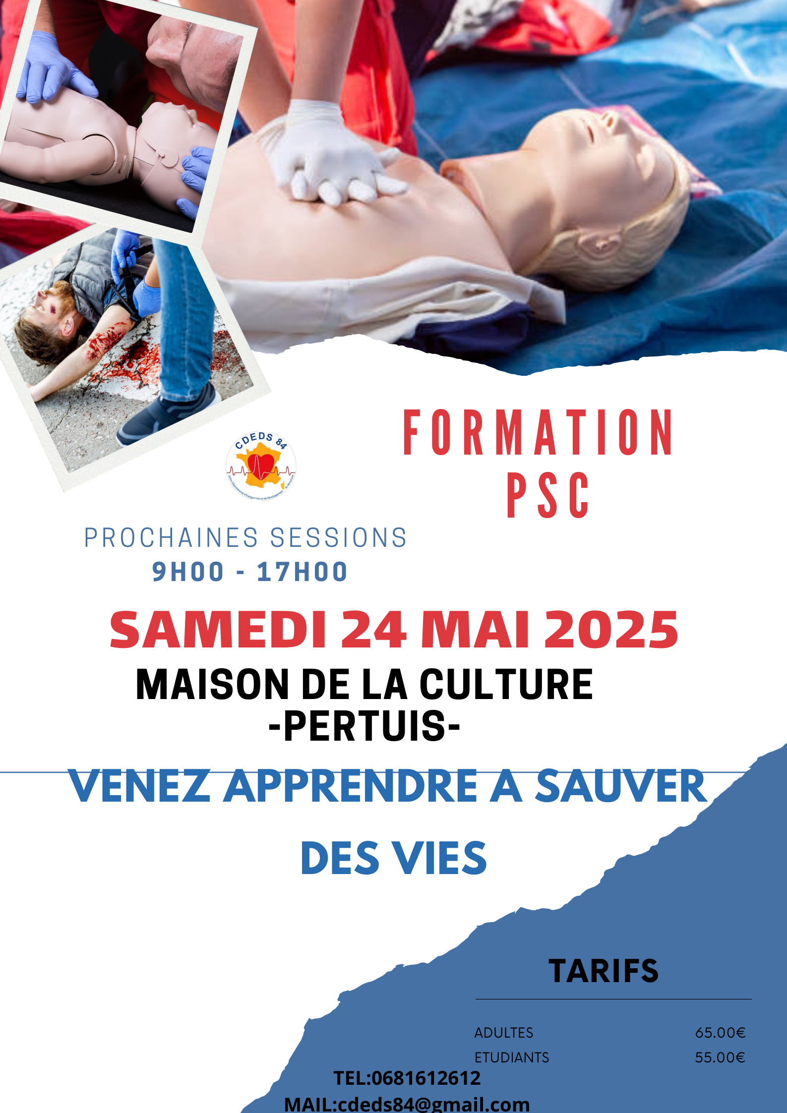 Formation secourisme PSC