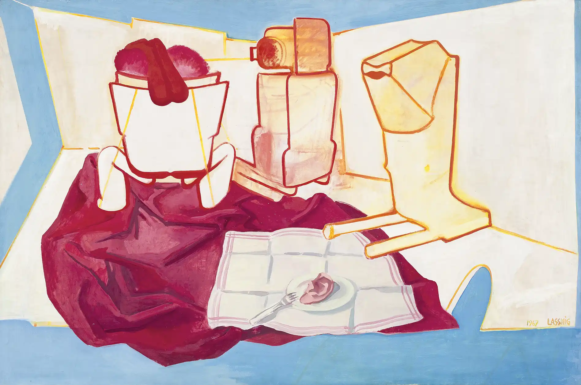 LUMA Arles / Exposition : Archives Hans Ulrich Obrist - Chapitre 5 : Maria Lassnig  Vivre avec lart empche de se faner ! 