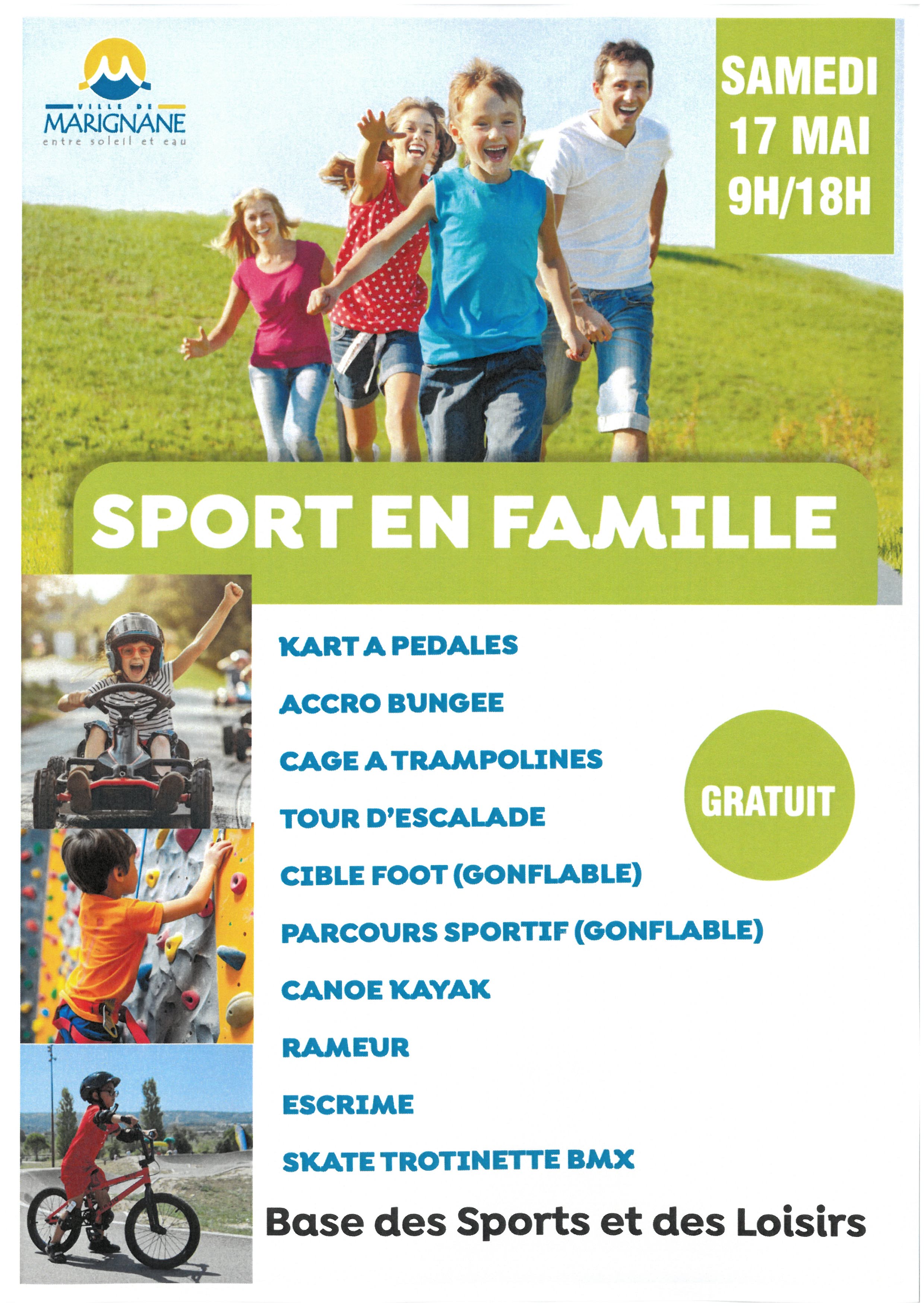 Journe sport en famille