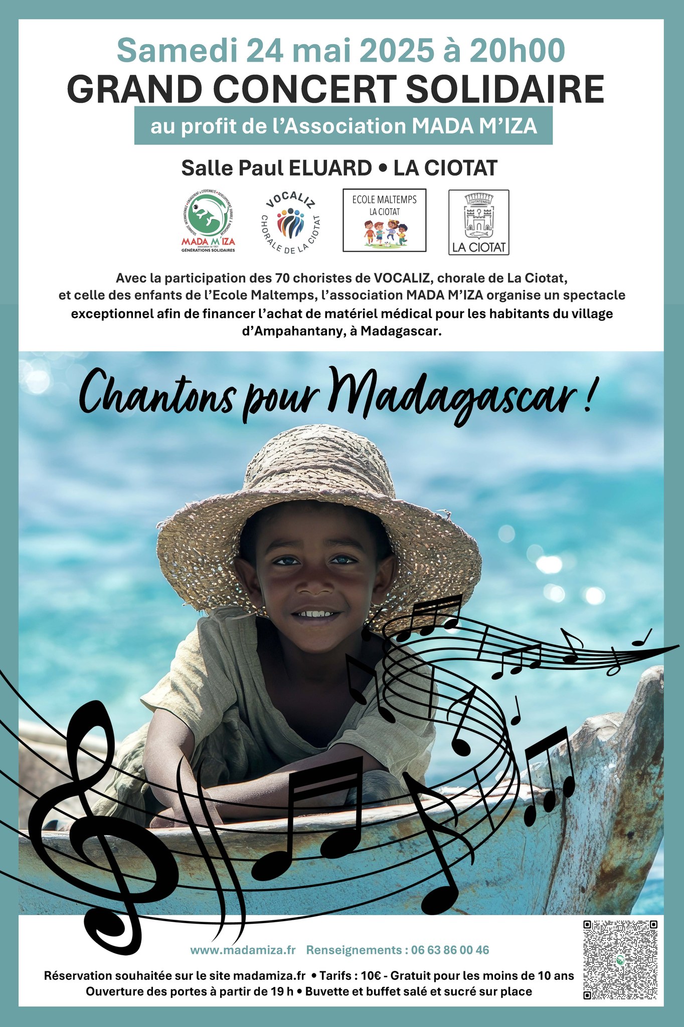 Concert solidaire chantons pour Madagascar