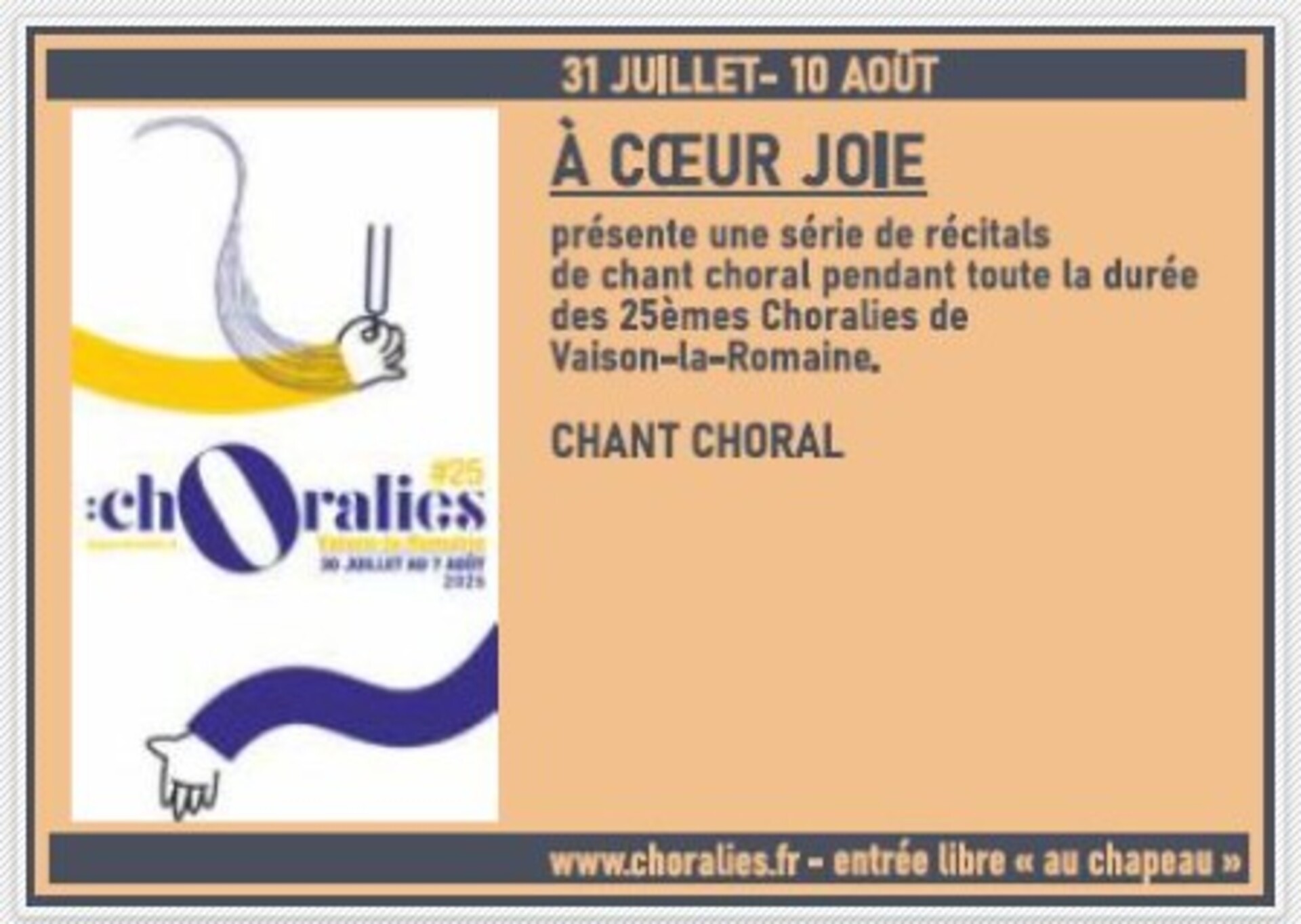 Choralies - Musique dans la Nef