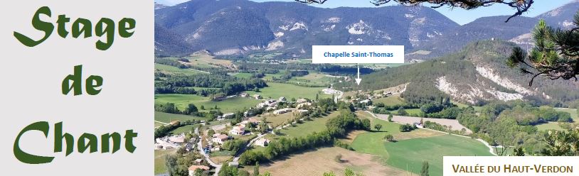 Stage de chant